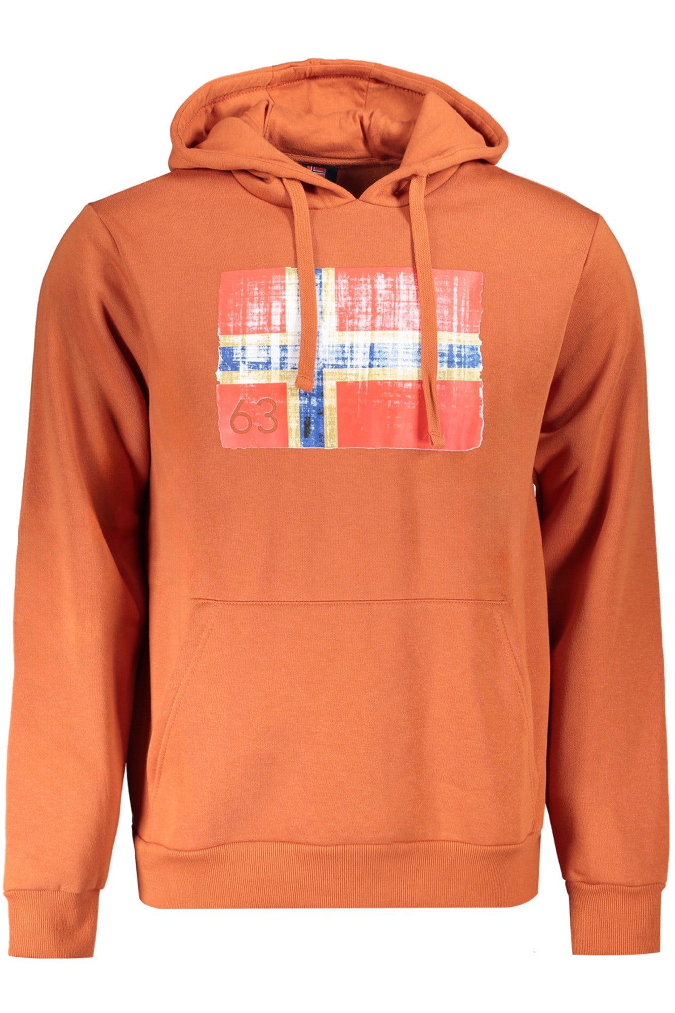 NORWAY 1963 MENS BROWN ZIP-UP SWEATSHIRT