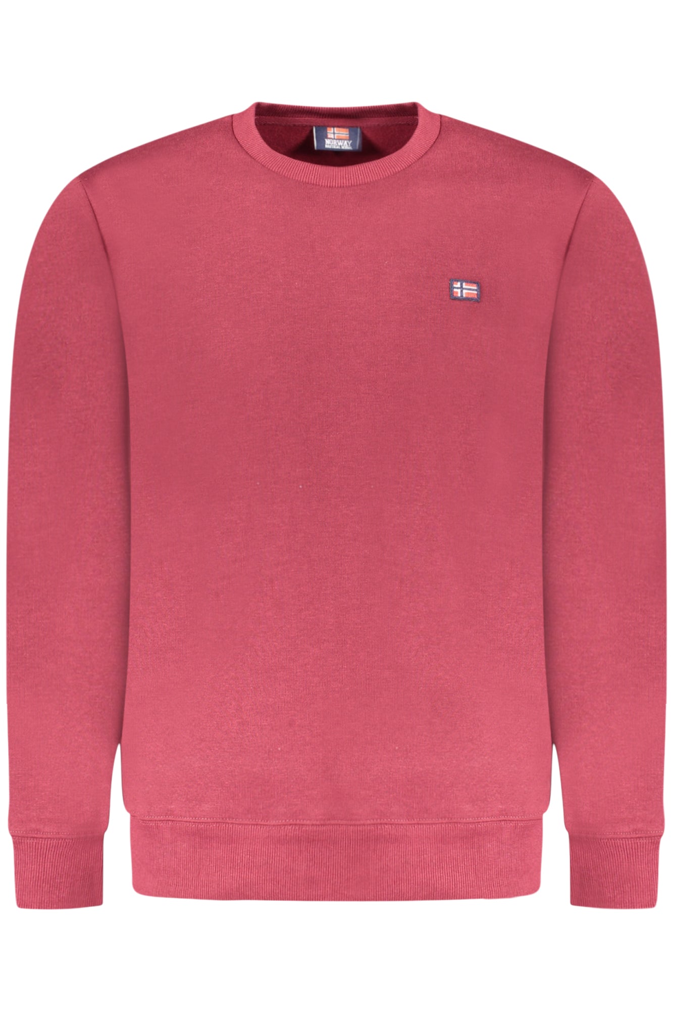 NORWAY 1963 MENS RED ZIP-UP SWEATSHIRT