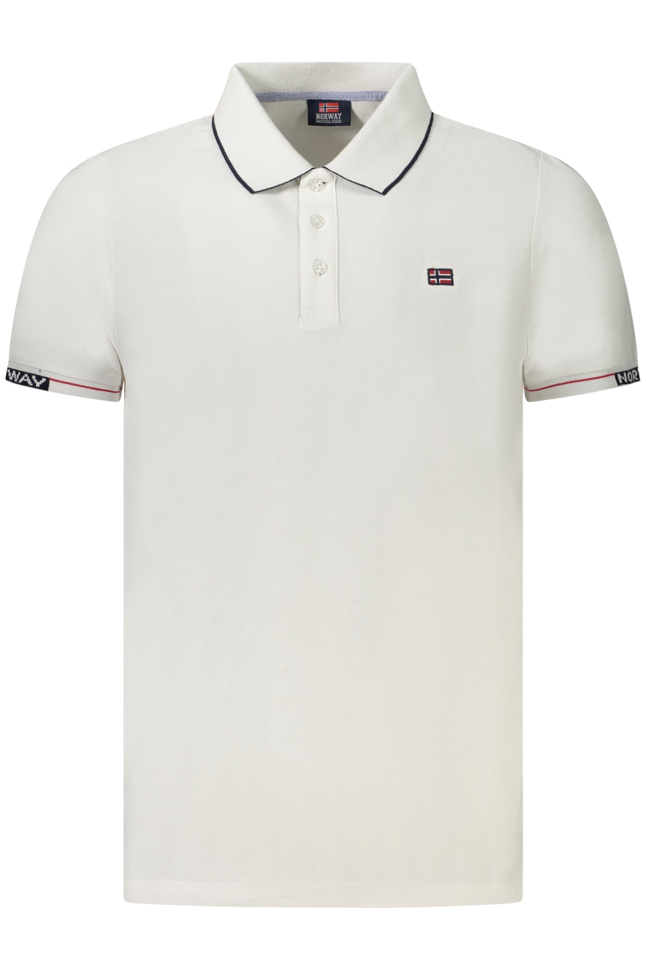 NORWAY 1963 MENS SHORT SLEEVE POLO WHITE