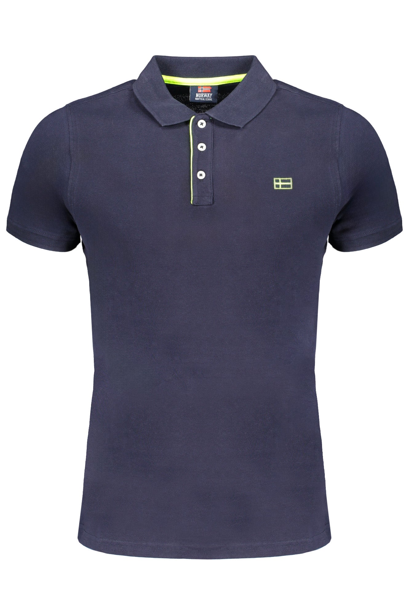 NORWAY 1963 MENS BLUE SHORT SLEEVE POLO SHIRT
