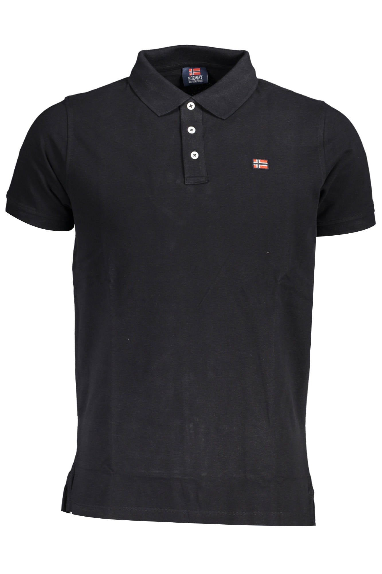 NORWAY 1963 MENS SHORT SLEEVE POLO BLACK