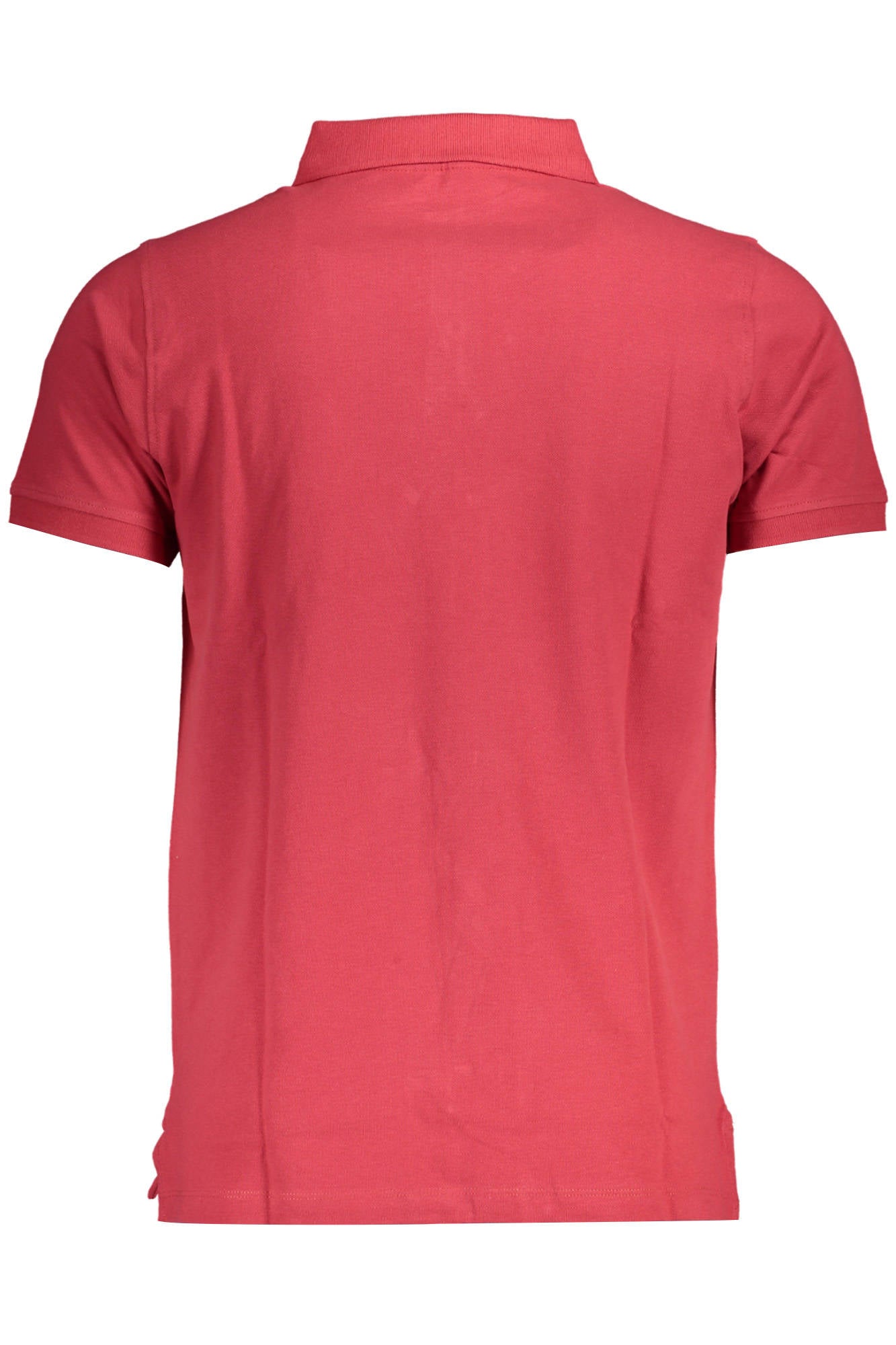 NORWAY 1963 MENS SHORT SLEEVE POLO SHIRT RED