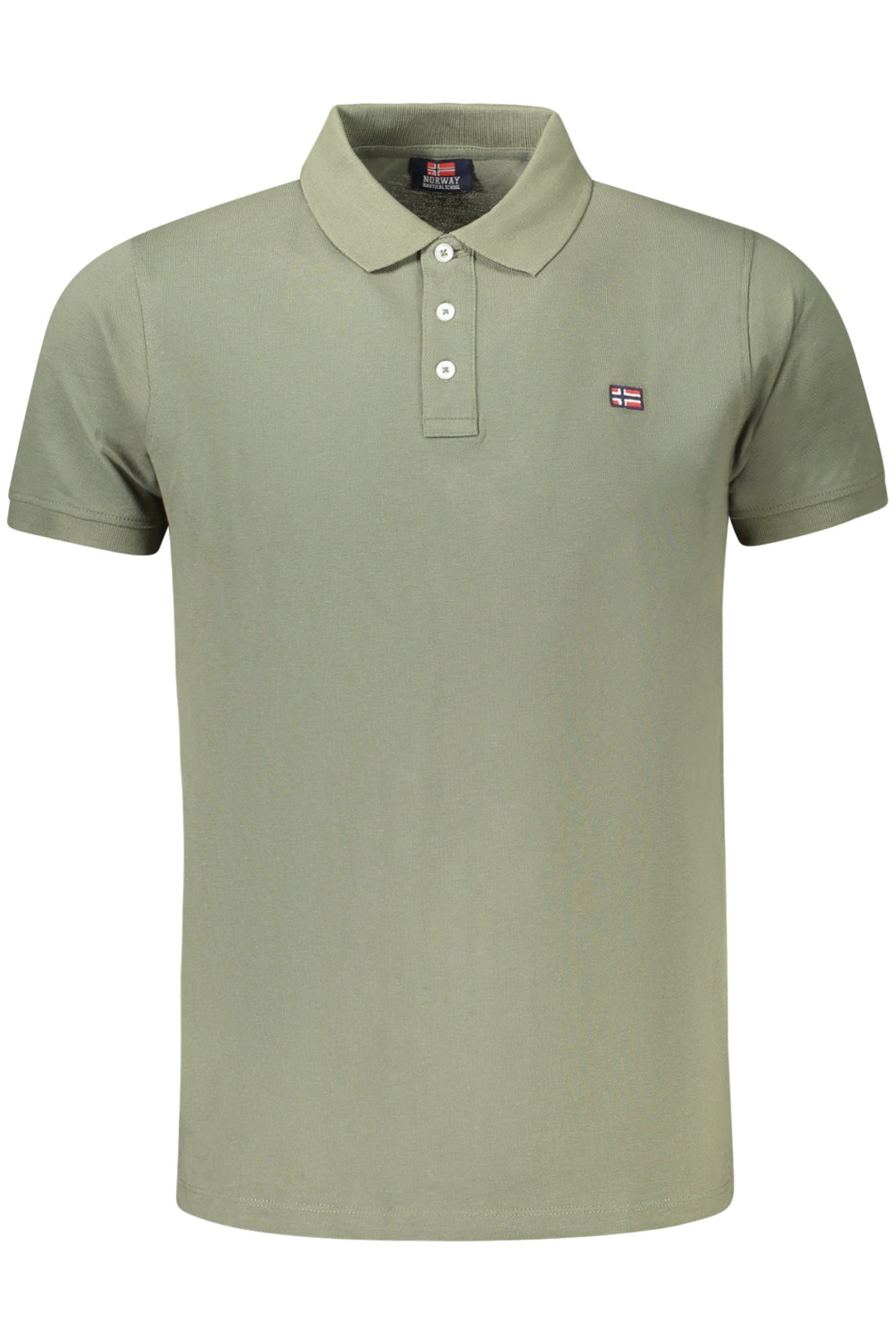 NORWAY 1963 MENS SHORT SLEEVE POLO GREEN