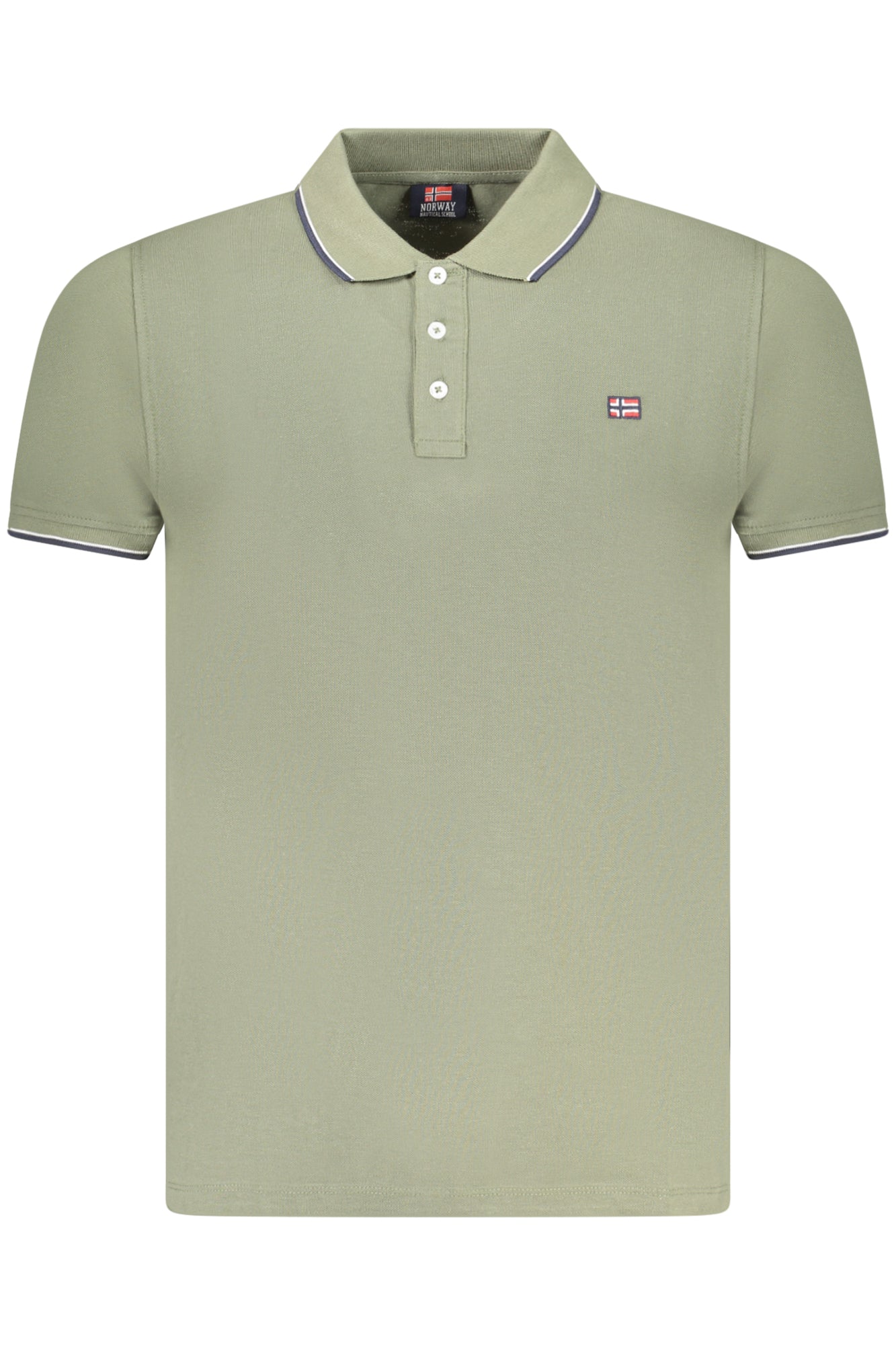 NORWAY 1963 MENS SHORT SLEEVE POLO GREEN