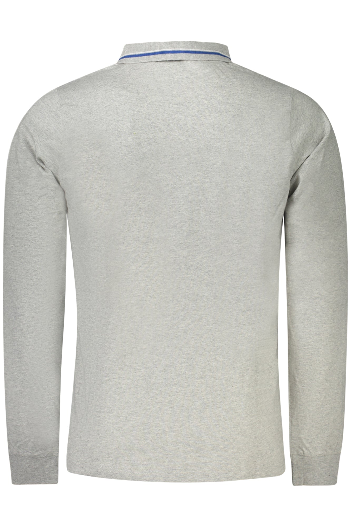 NORWAY 1963 MENS LONG SLEEVE POLO SHIRT GREY