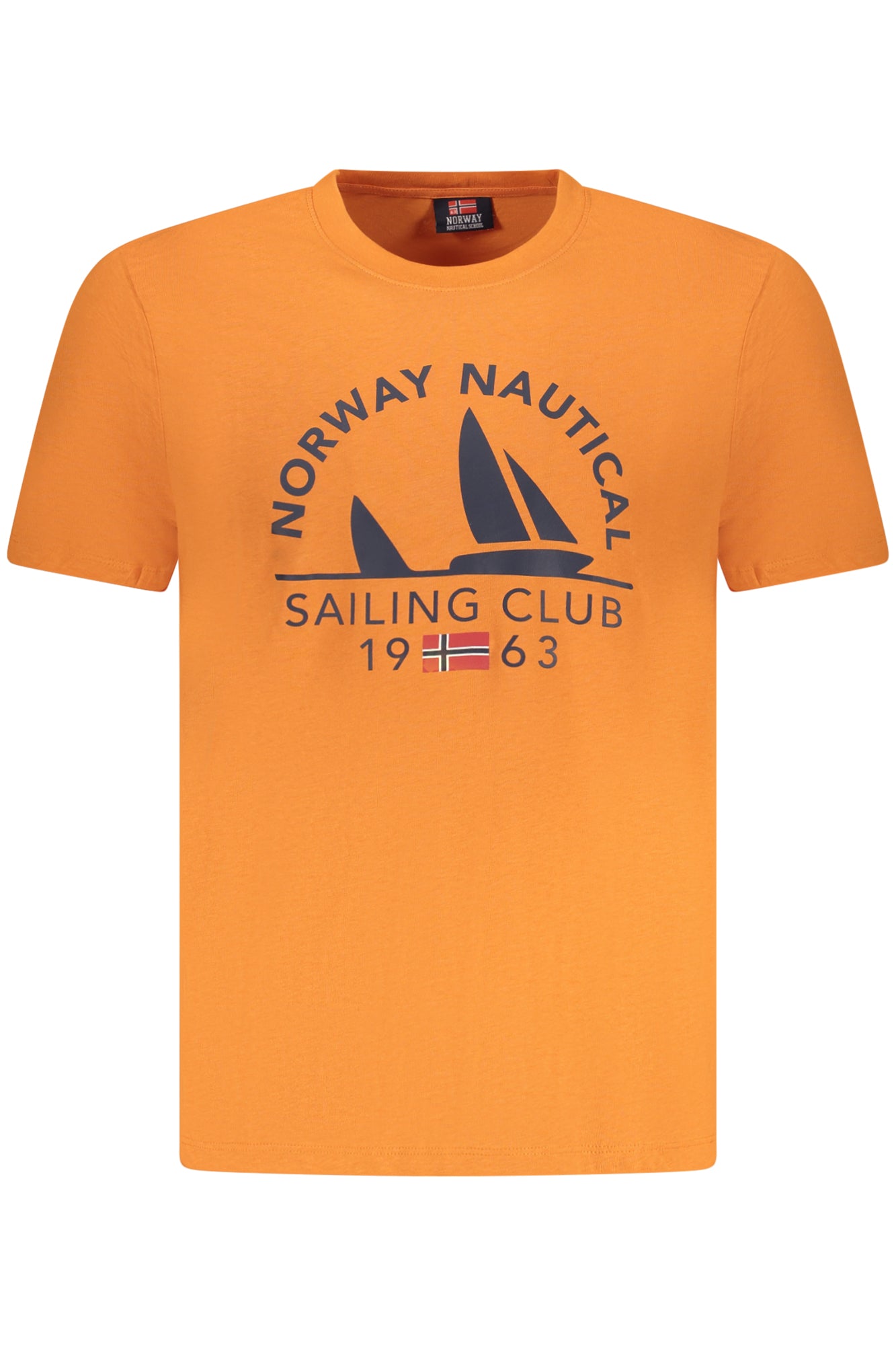 NORWAY 1963 MENS SHORT SLEEVE T-SHIRT ORANGE