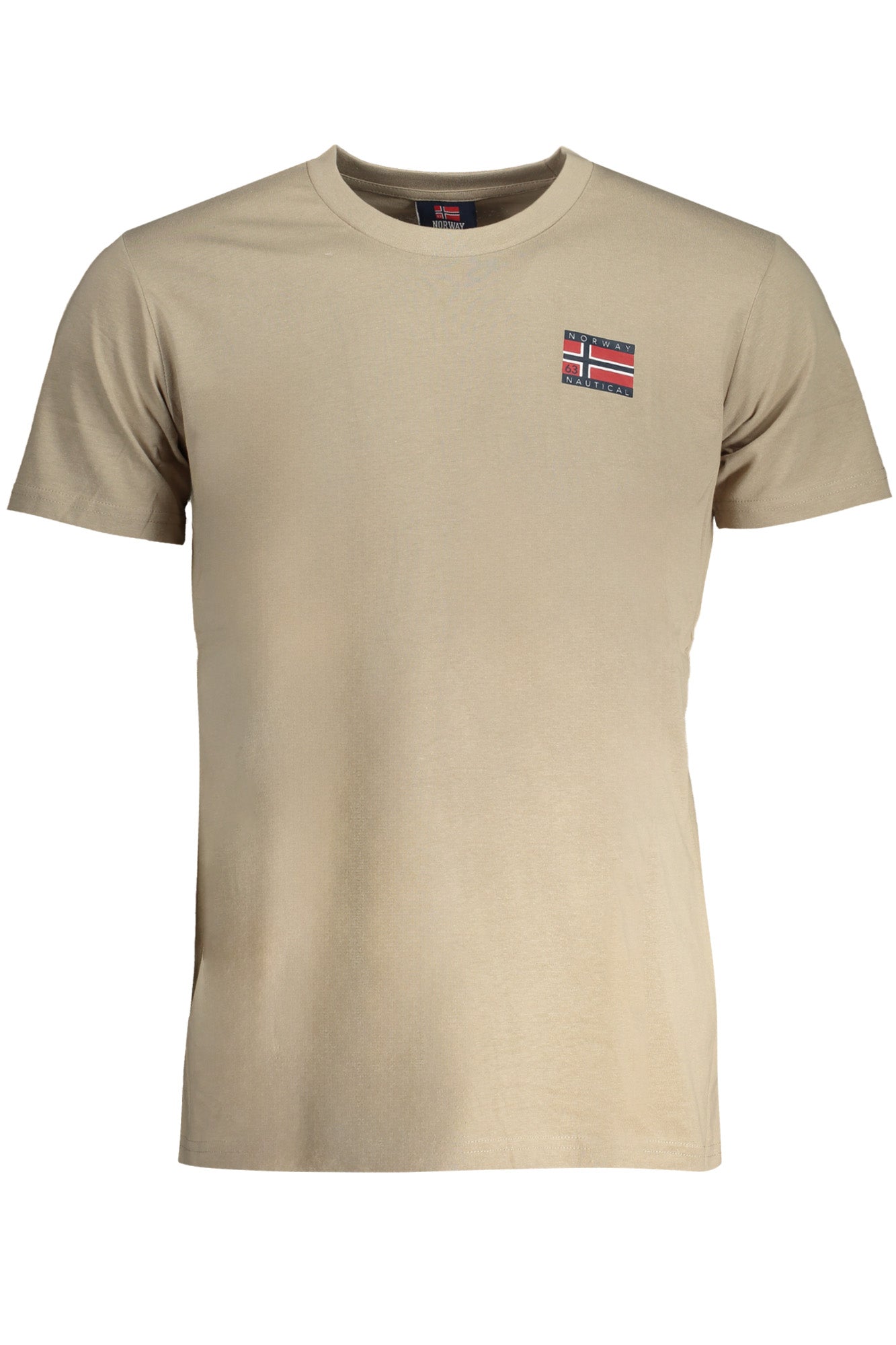 NORWAY 1963 BEIGE MENS SHORT SLEEVE T-SHIRT