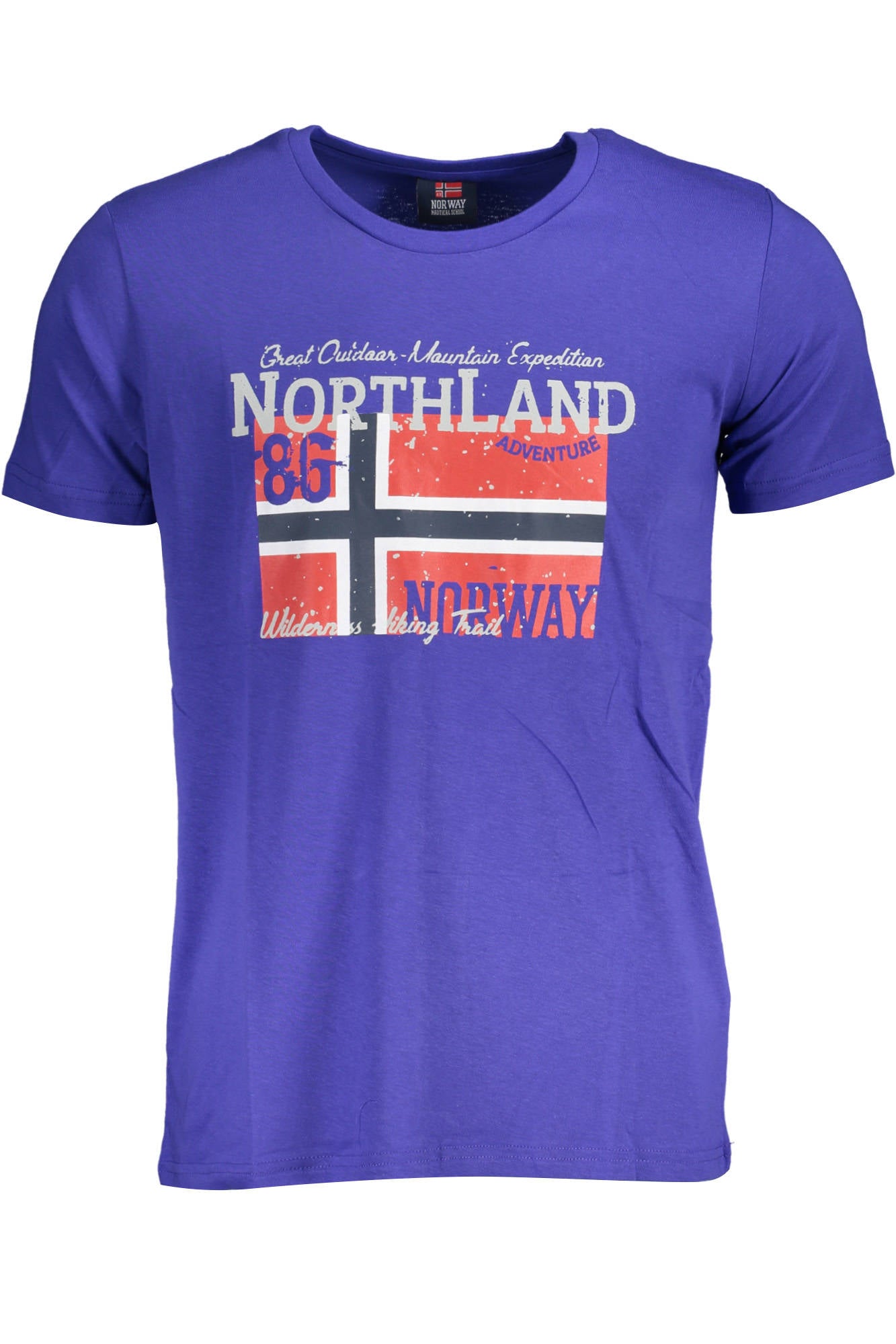 NORWAY 1963 MENS SHORT SLEEVE T-SHIRT BLUE