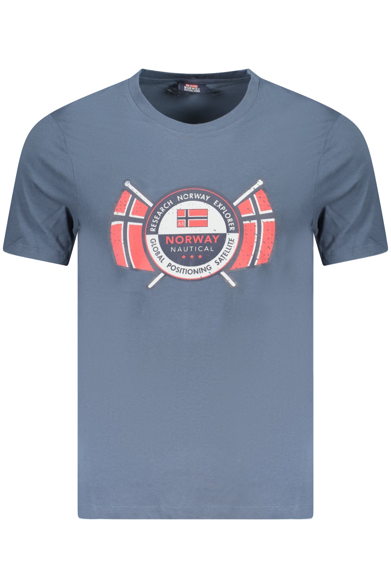 NORWAY 1963 MENS SHORT SLEEVE T-SHIRT BLUE