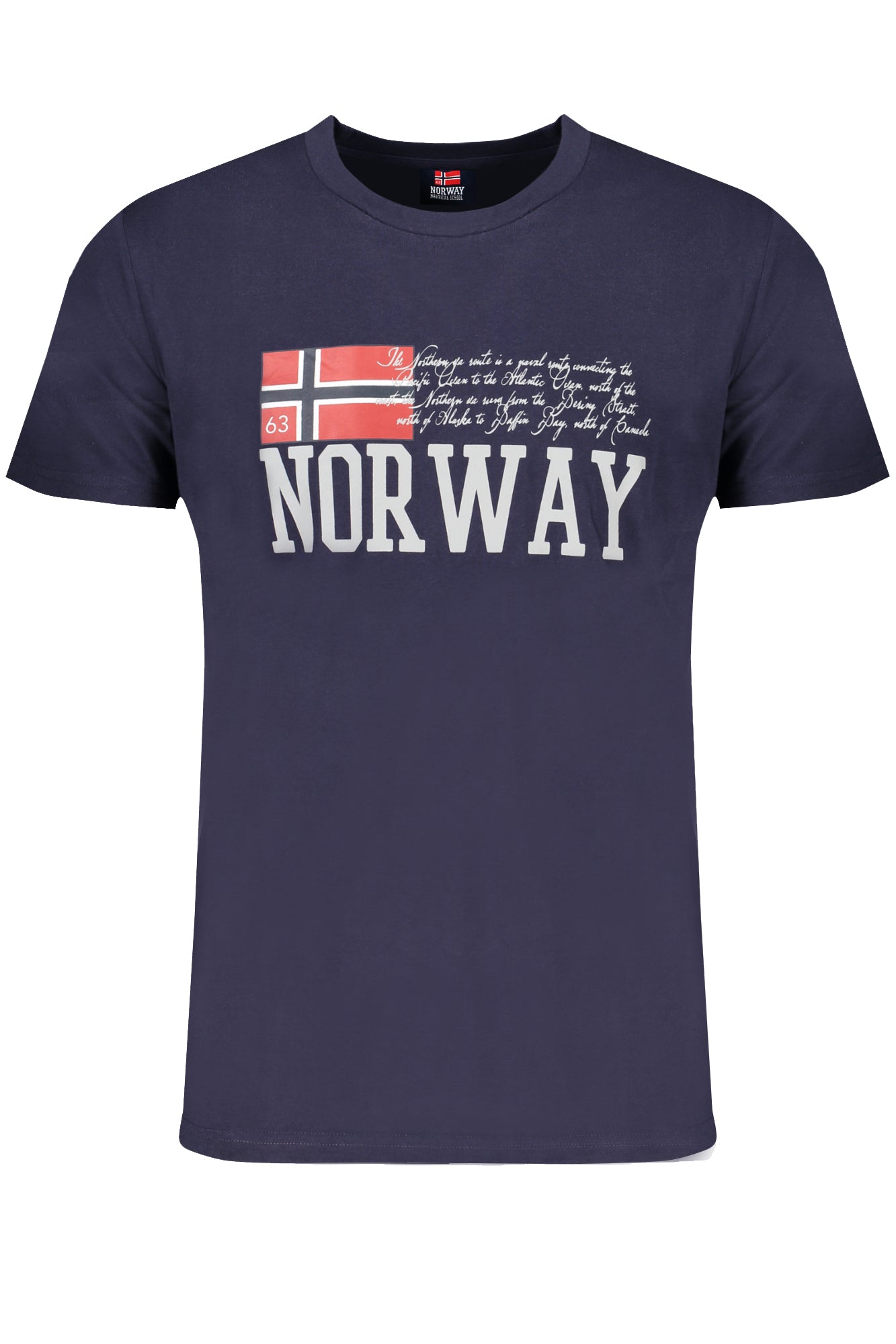 NORWAY 1963 MENS SHORT SLEEVE T-SHIRT BLUE