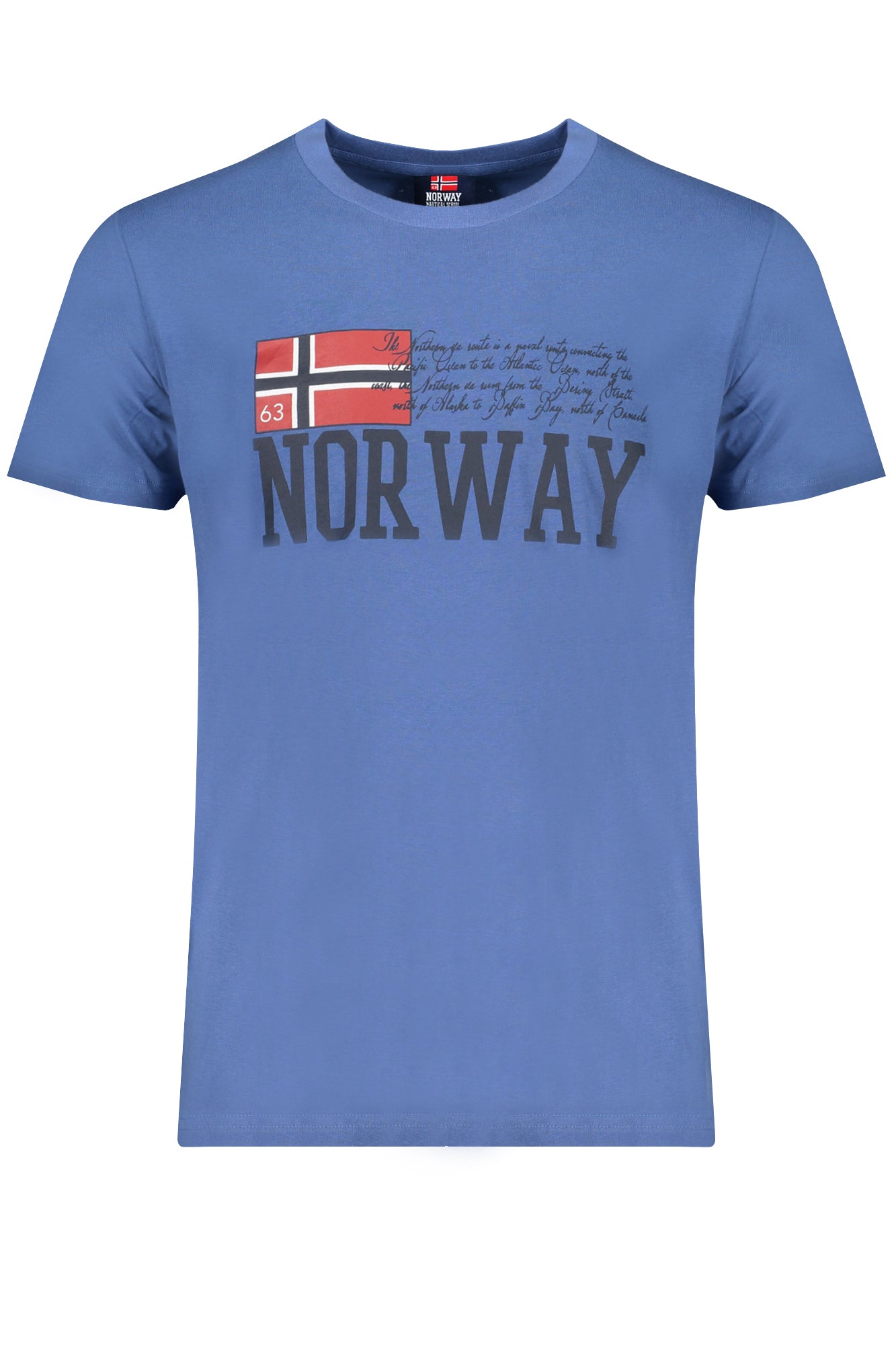 NORWAY 1963 MENS SHORT SLEEVE T-SHIRT BLUE
