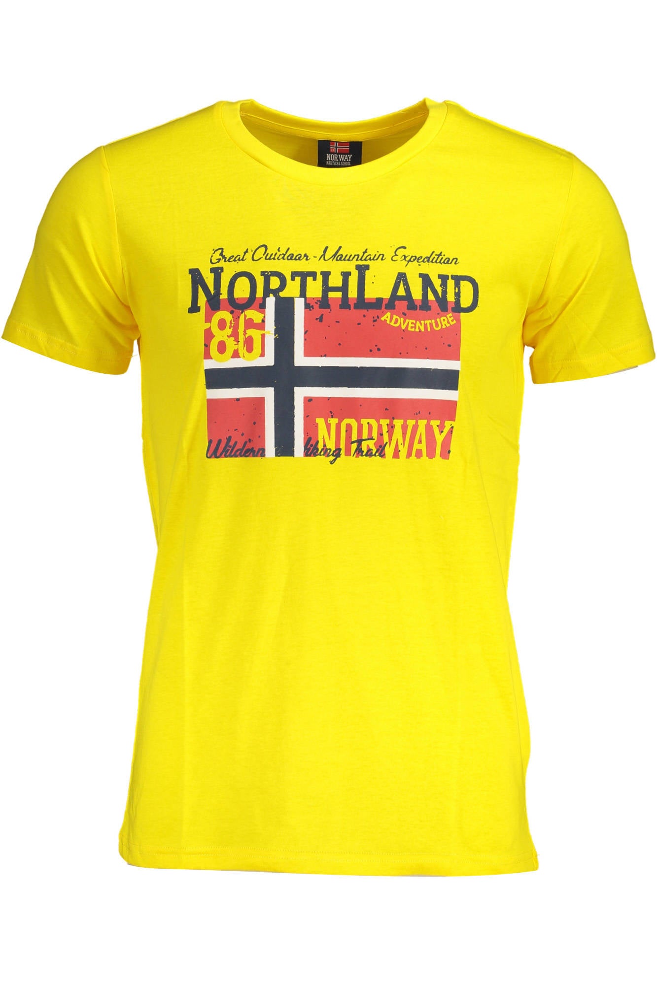 NORWAY 1963 YELLOW MENS SHORT SLEEVE T-SHIRT