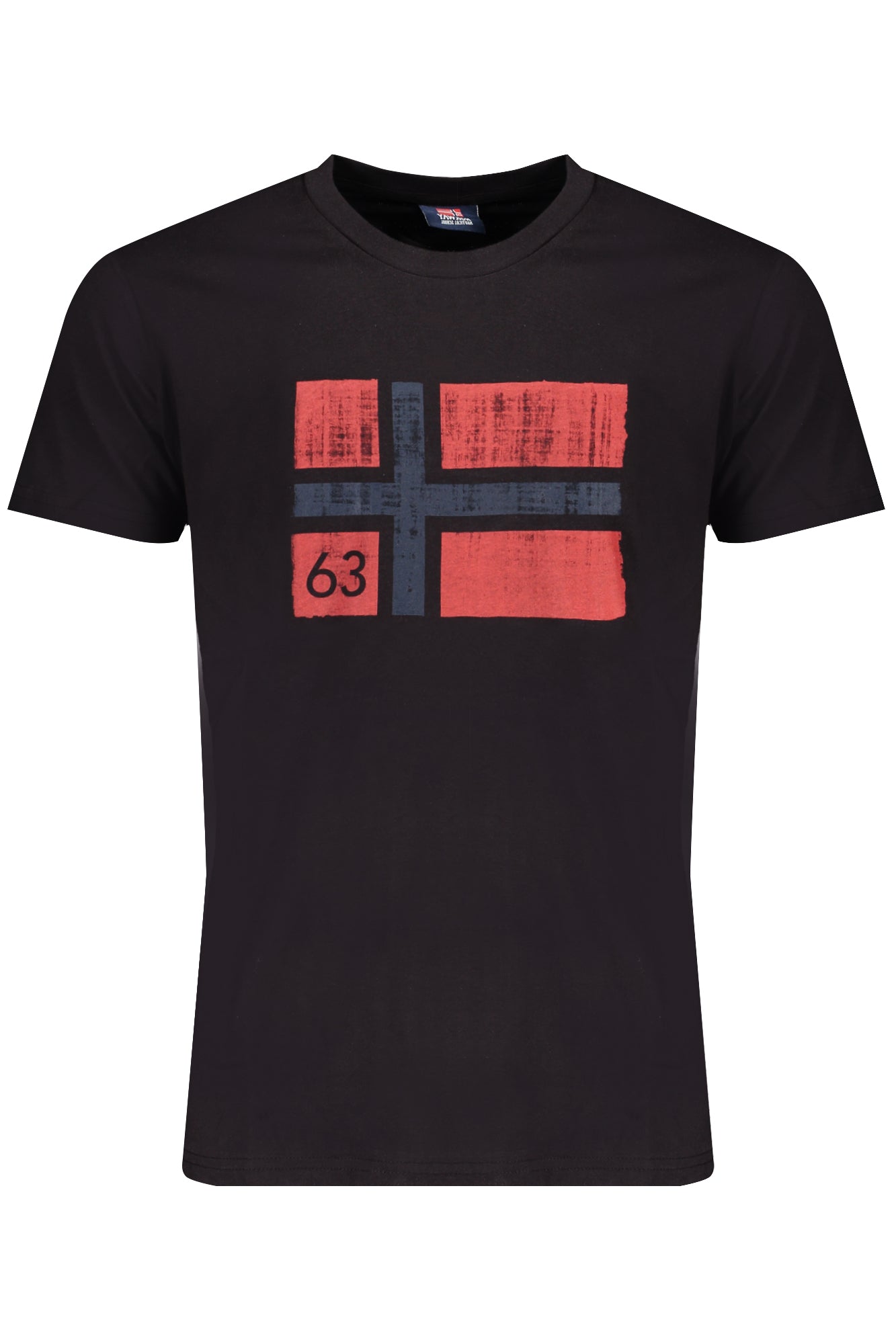 NORWAY 1963 MENS SHORT SLEEVE T-SHIRT BLACK