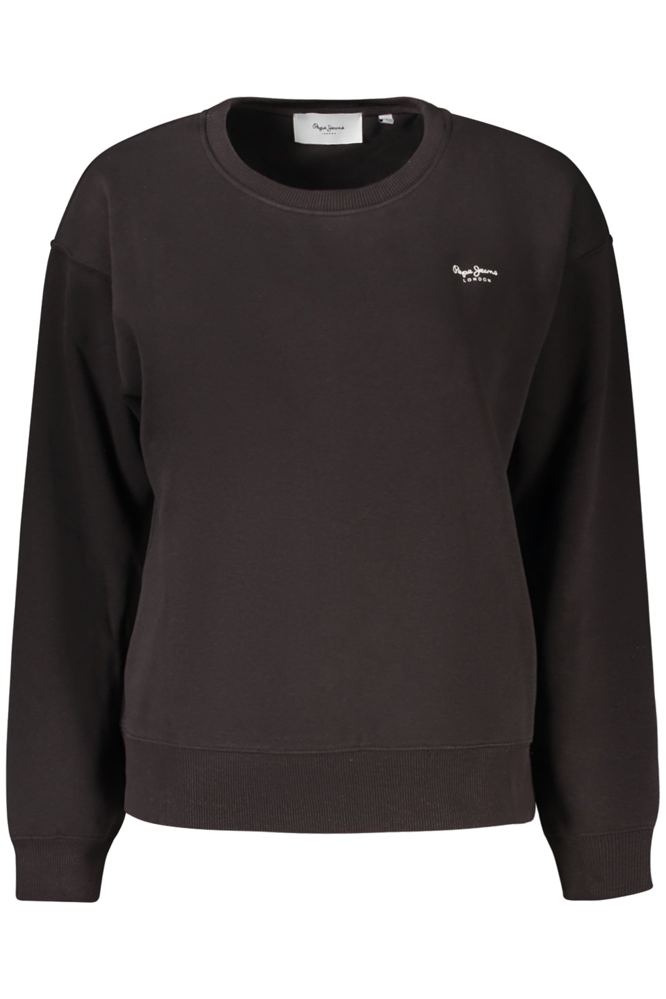 PEPE JEANS WOMENS BLACK ZIP-UP SWEATSHIRT
