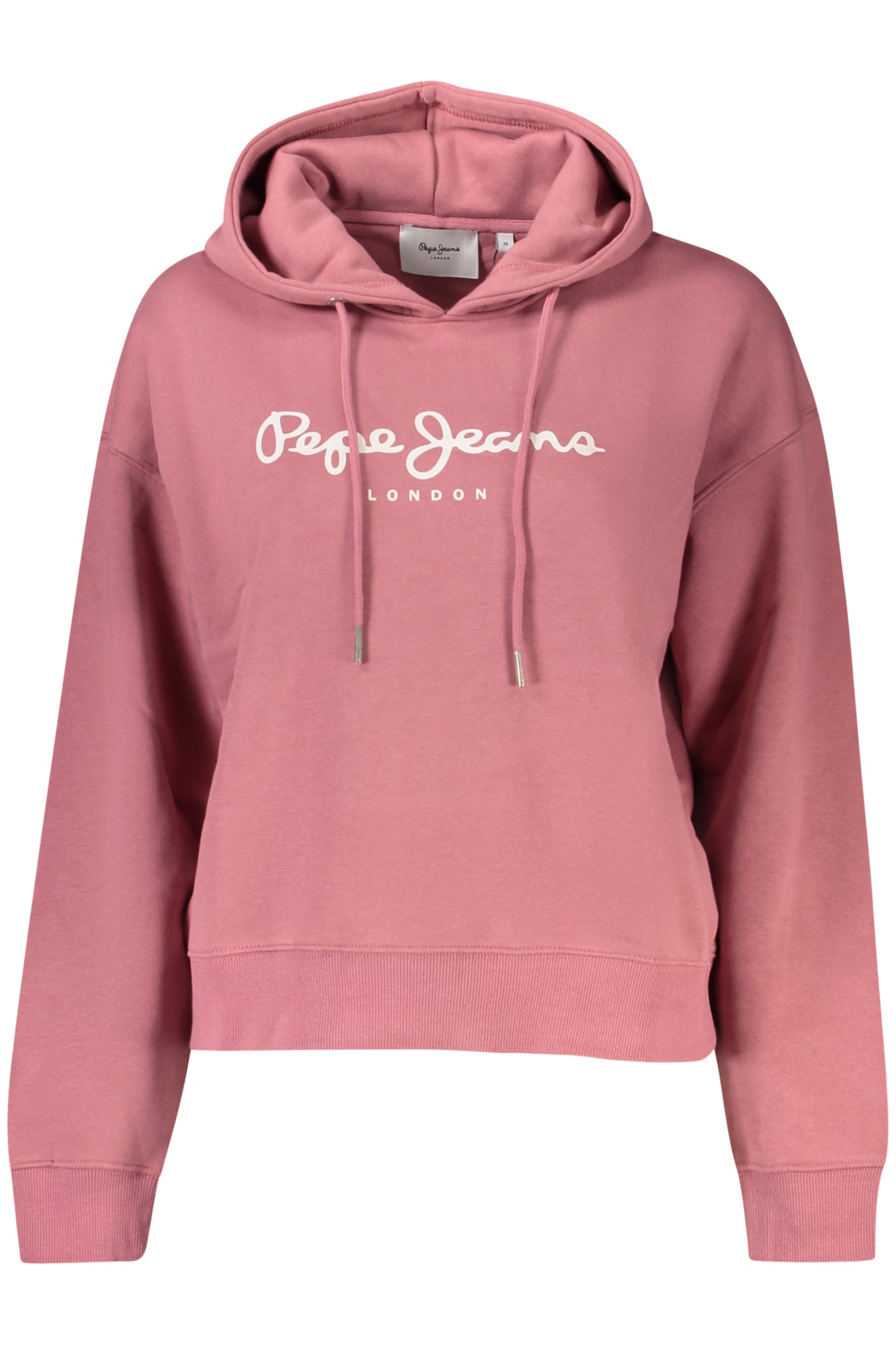 PEPE JEANS WOMENS PINK ZIP-UP SWEATSHIRT