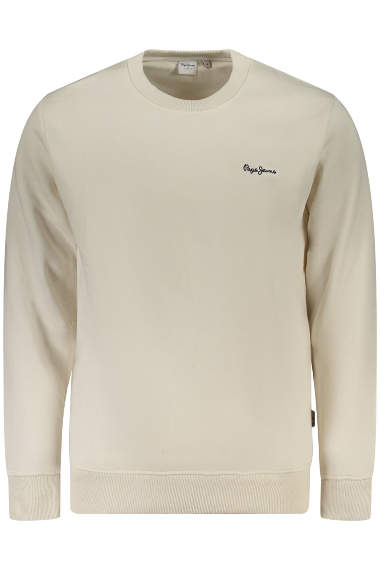 PEPE JEANS MENS WHITE ZIP-UP SWEATSHIRT