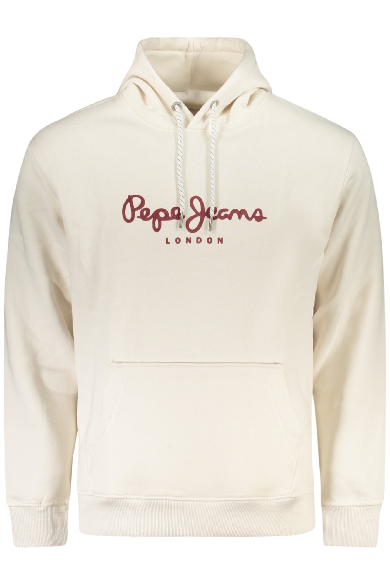 PEPE JEANS MENS WHITE ZIP-UP SWEATSHIRT