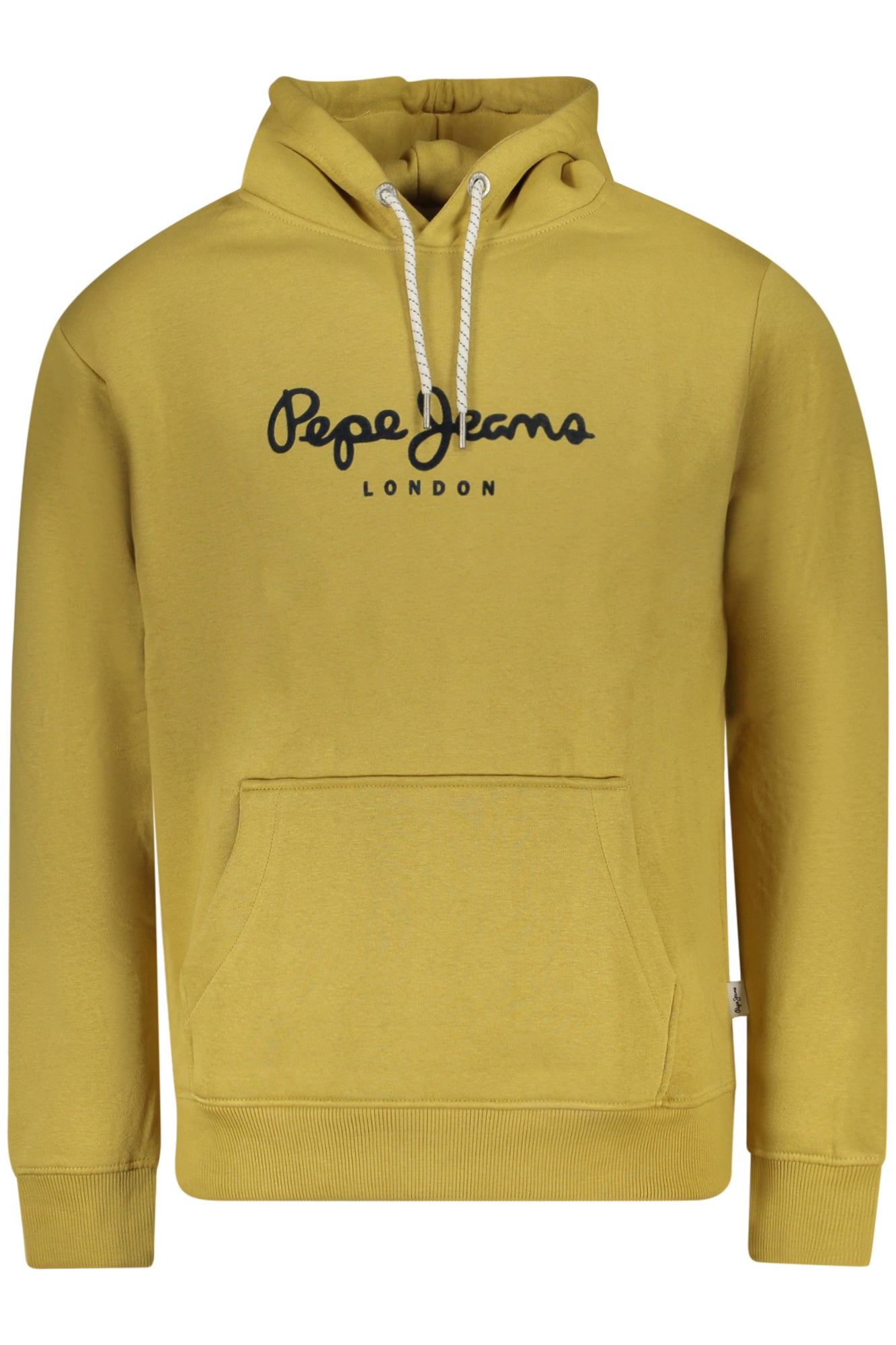 PEPE JEANS MENS YELLOW ZIP-UP SWEATSHIRT