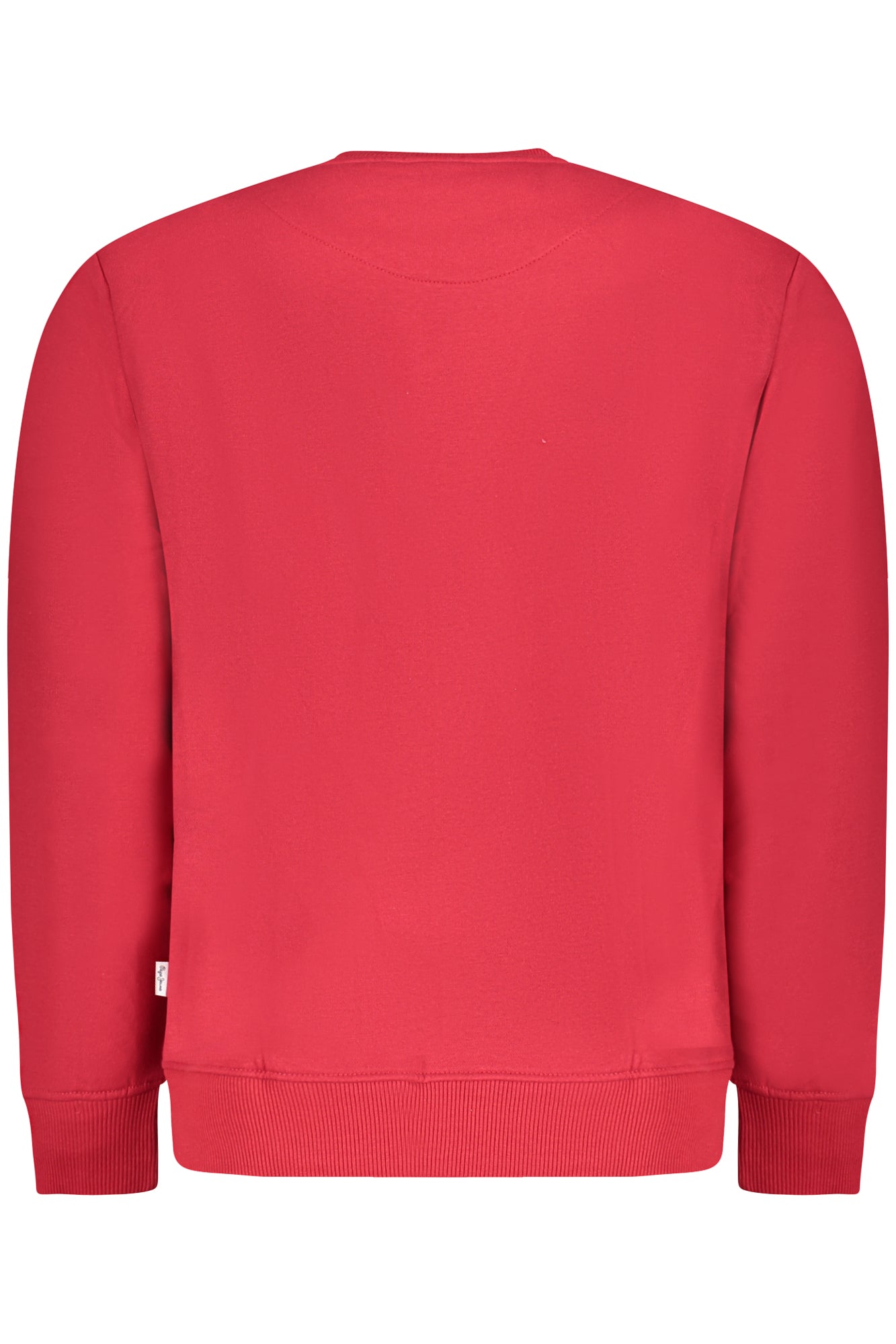 PEPE JEANS MENS RED ZIP-UP SWEATSHIRT