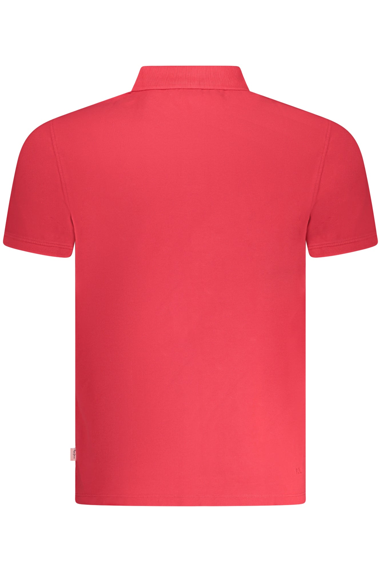 PEPE JEANS MENS SHORT SLEEVE POLO SHIRT RED