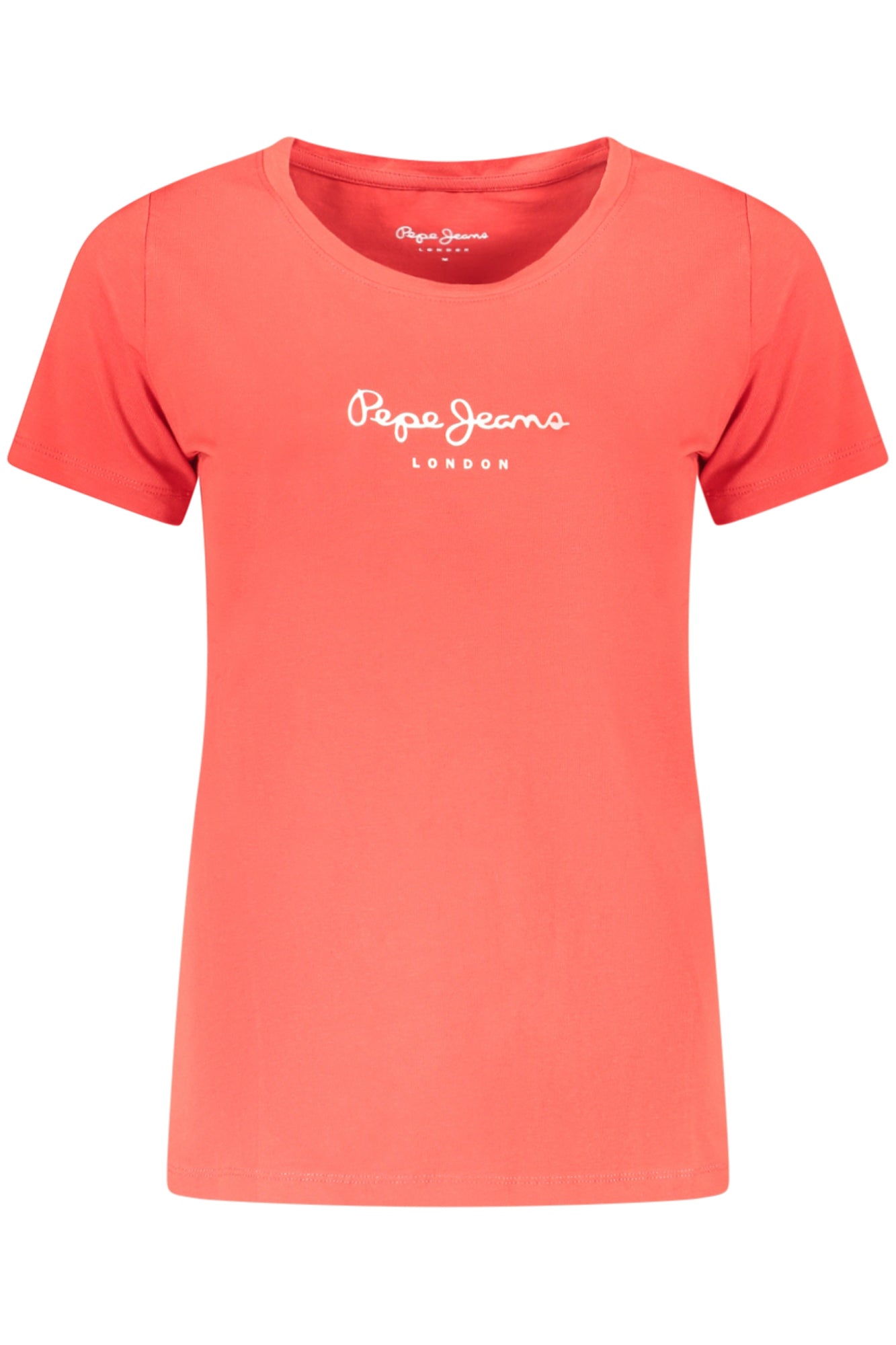 PEPE JEANS WOMENS SHORT-SLEEVED T-SHIRT, RED