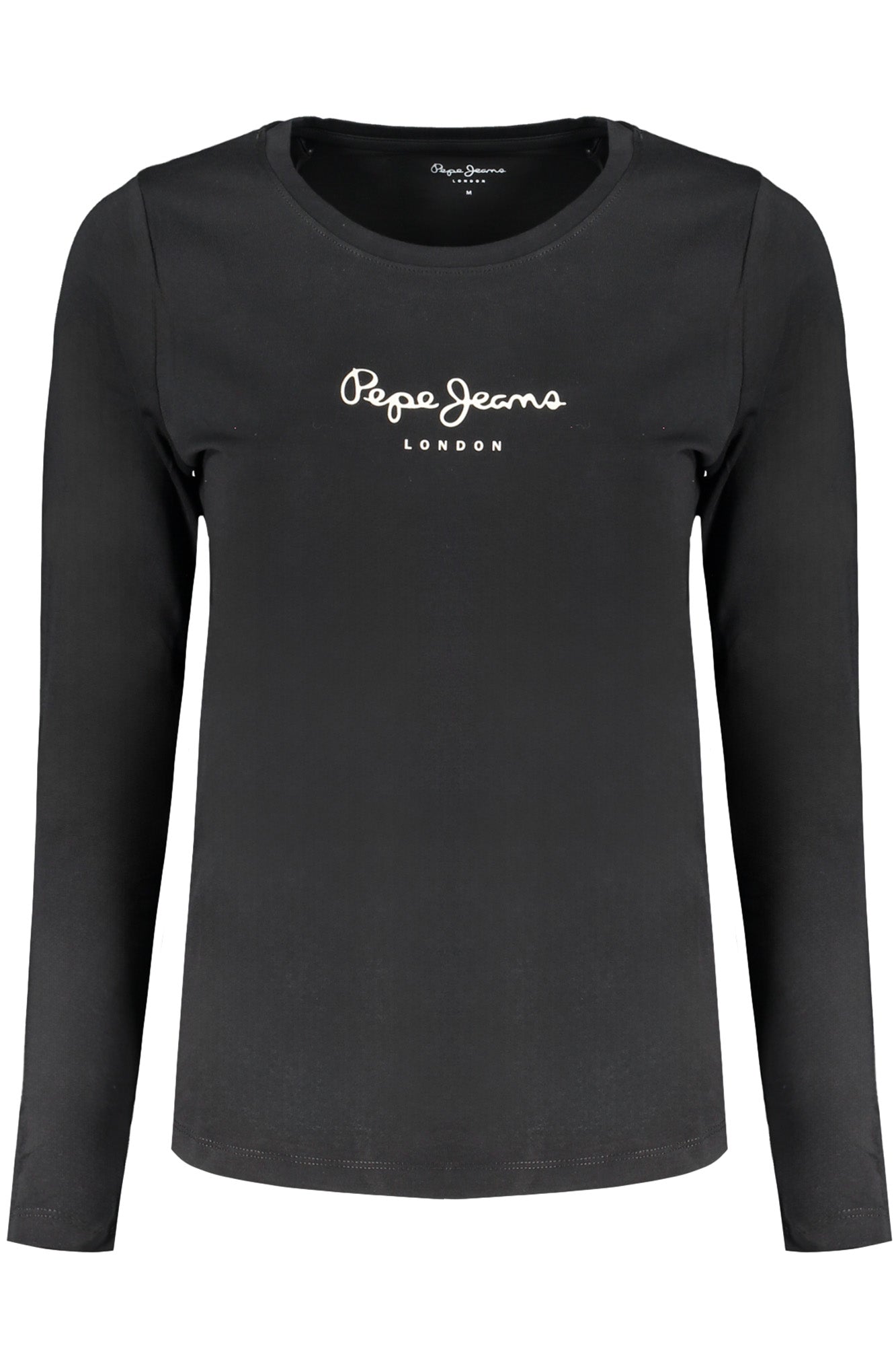 PEPE JEANS WOMENS LONG SLEEVE T-SHIRT BLACK