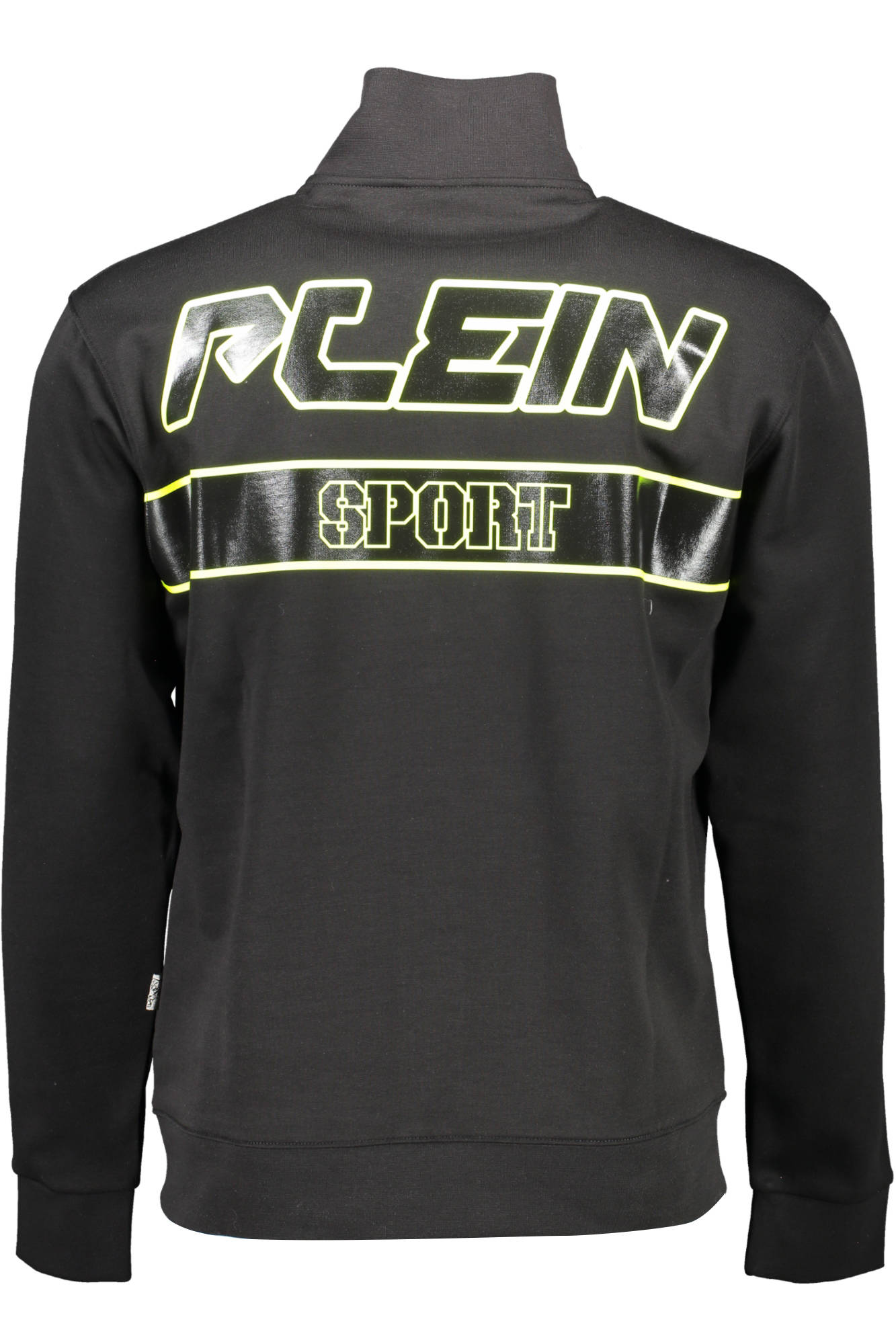 PLEIN SPORT MENS ZIP-UP SWEATSHIRT BLACK