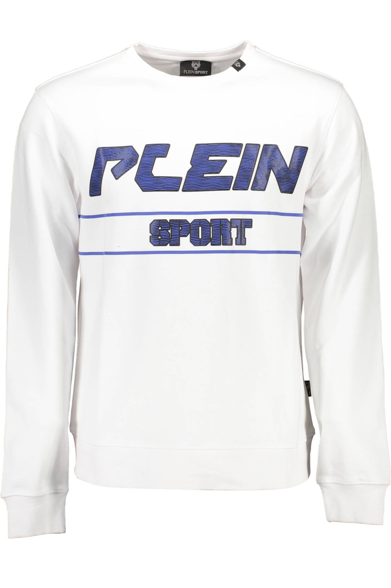 PLEIN SPORT MENS ZIP-UP SWEATSHIRT WHITE