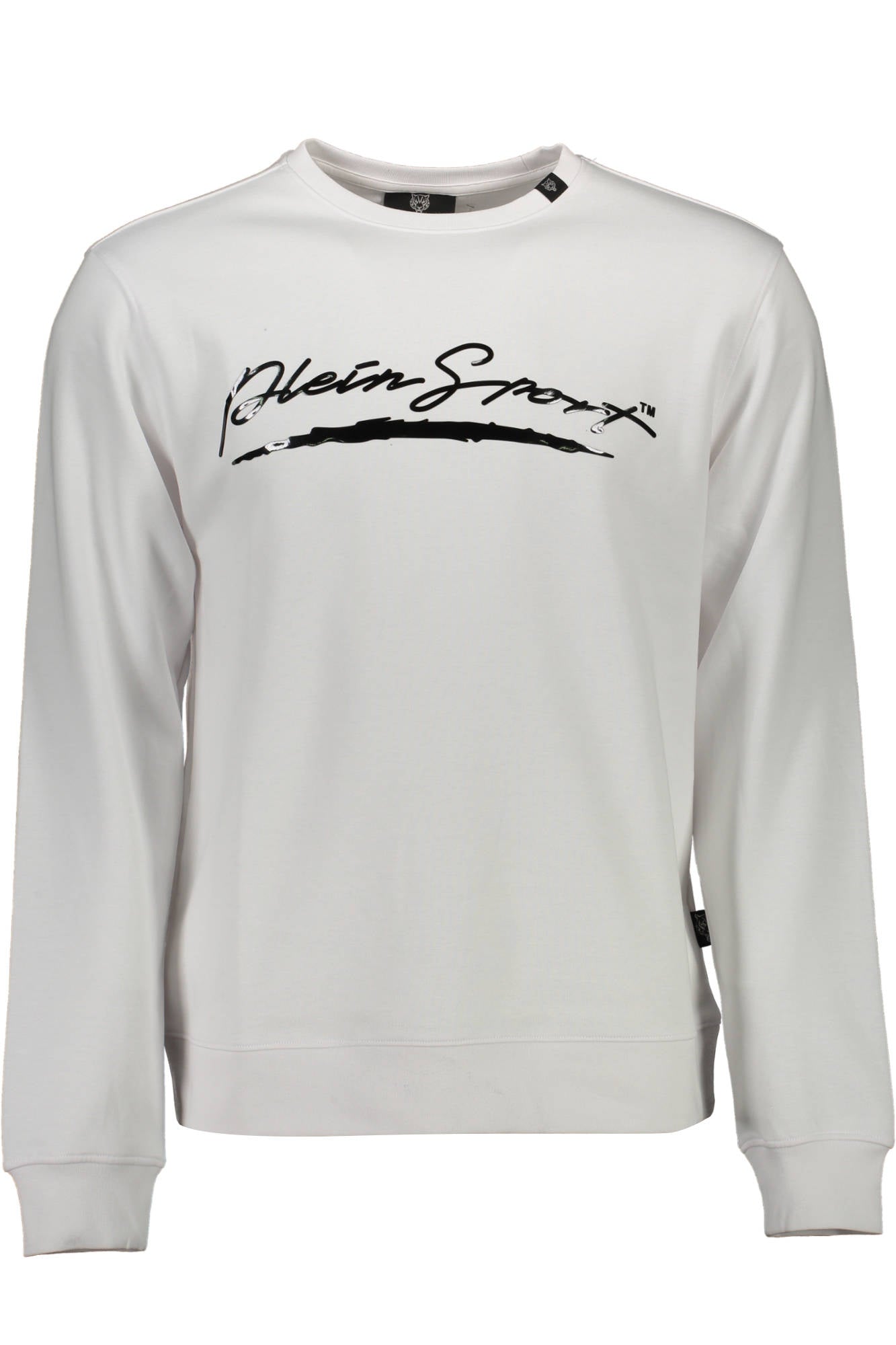 PLEIN SPORT MENS ZIP-UP SWEATSHIRT WHITE
