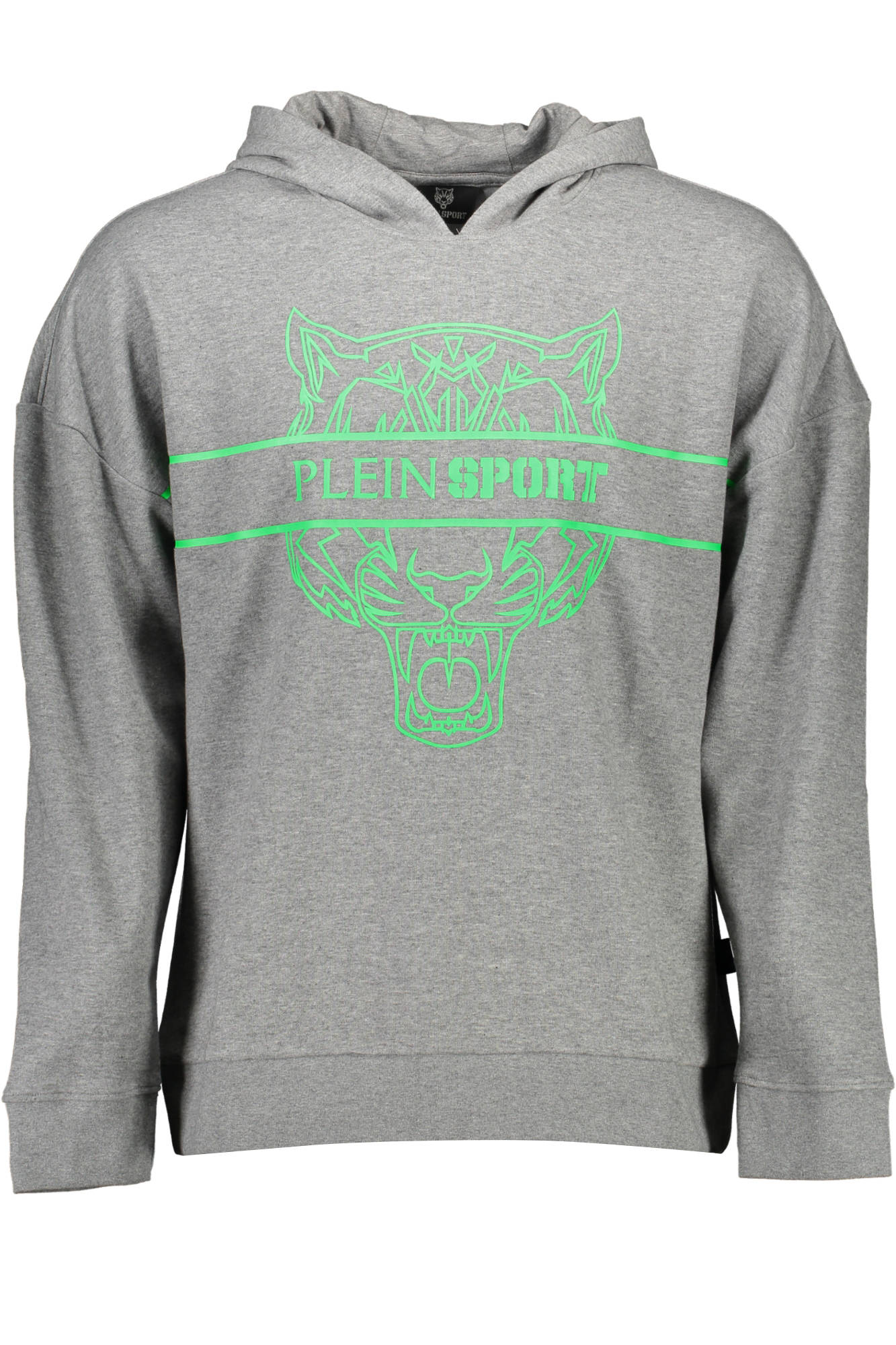 PLEIN SPORT MENS ZIP-FREE SWEATSHIRT GREY