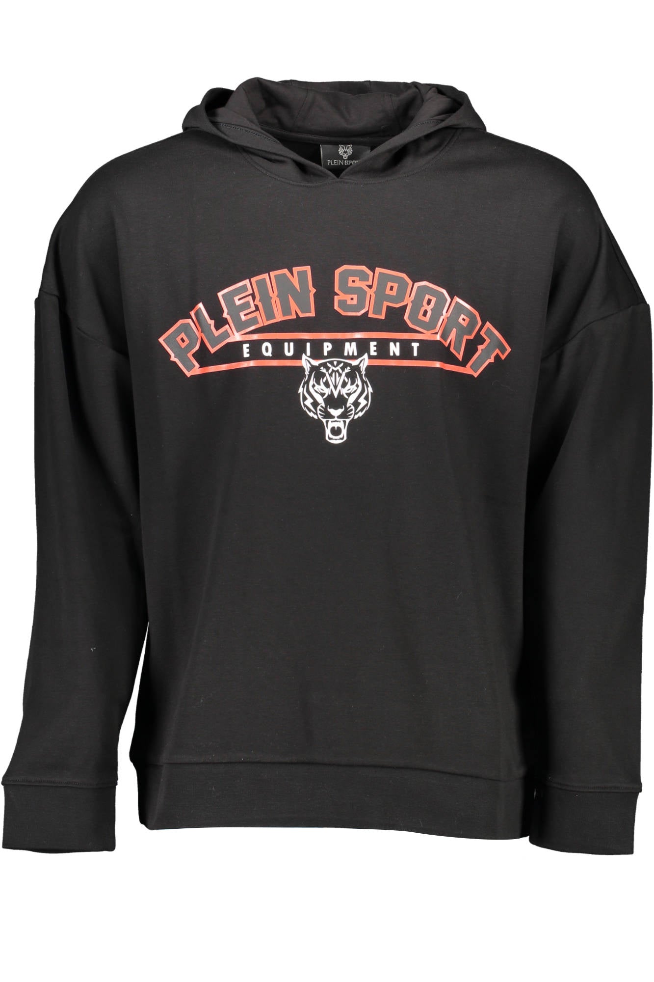 PLEIN SPORT MENS BLACK ZIP-UP SWEATSHIRT