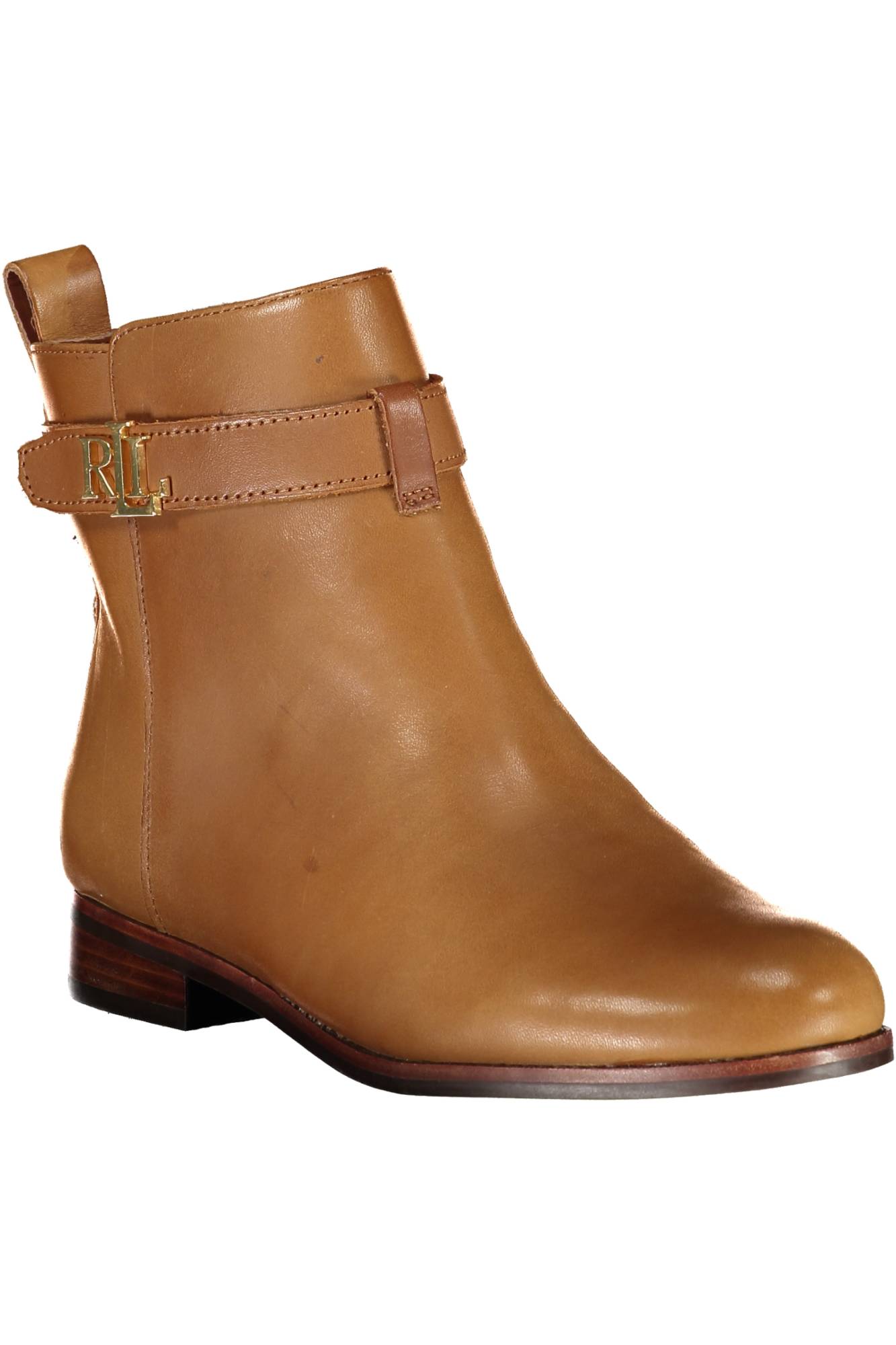 RALPH LAUREN BROWN WOMENS BOOT SHOES