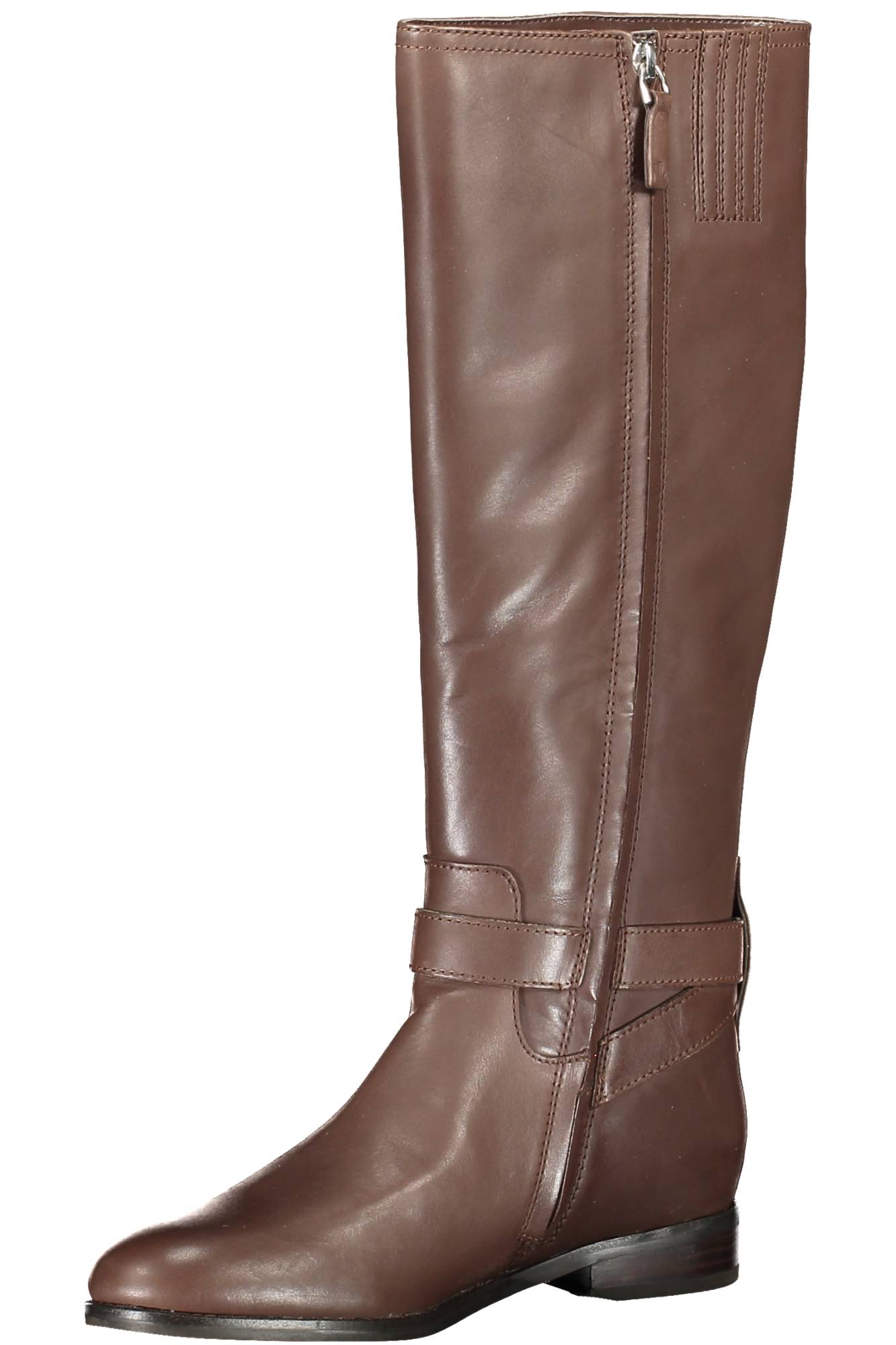 RALPH LAUREN BROWN WOMENS BOOT SHOES