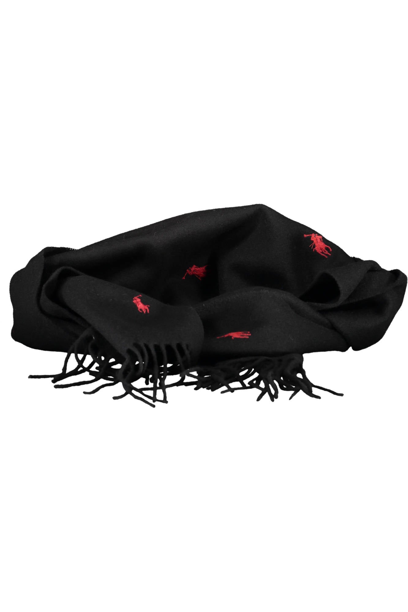 RALPH LAUREN MENS BLACK SCARF