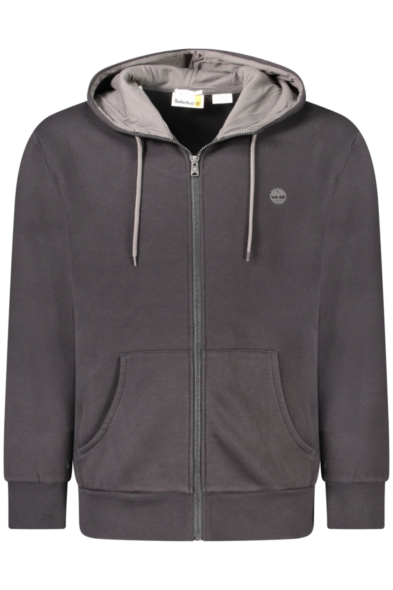 TIMBERLAND MENS BLACK ZIP-UP SWEATSHIRT