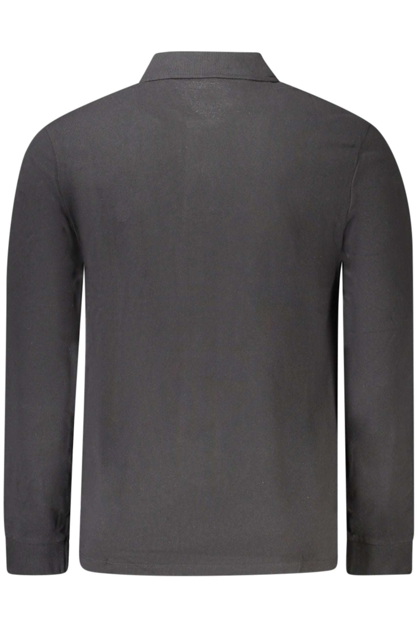 TIMBERLAND MENS LONG-SLEEVE POLO SHIRT BLACK