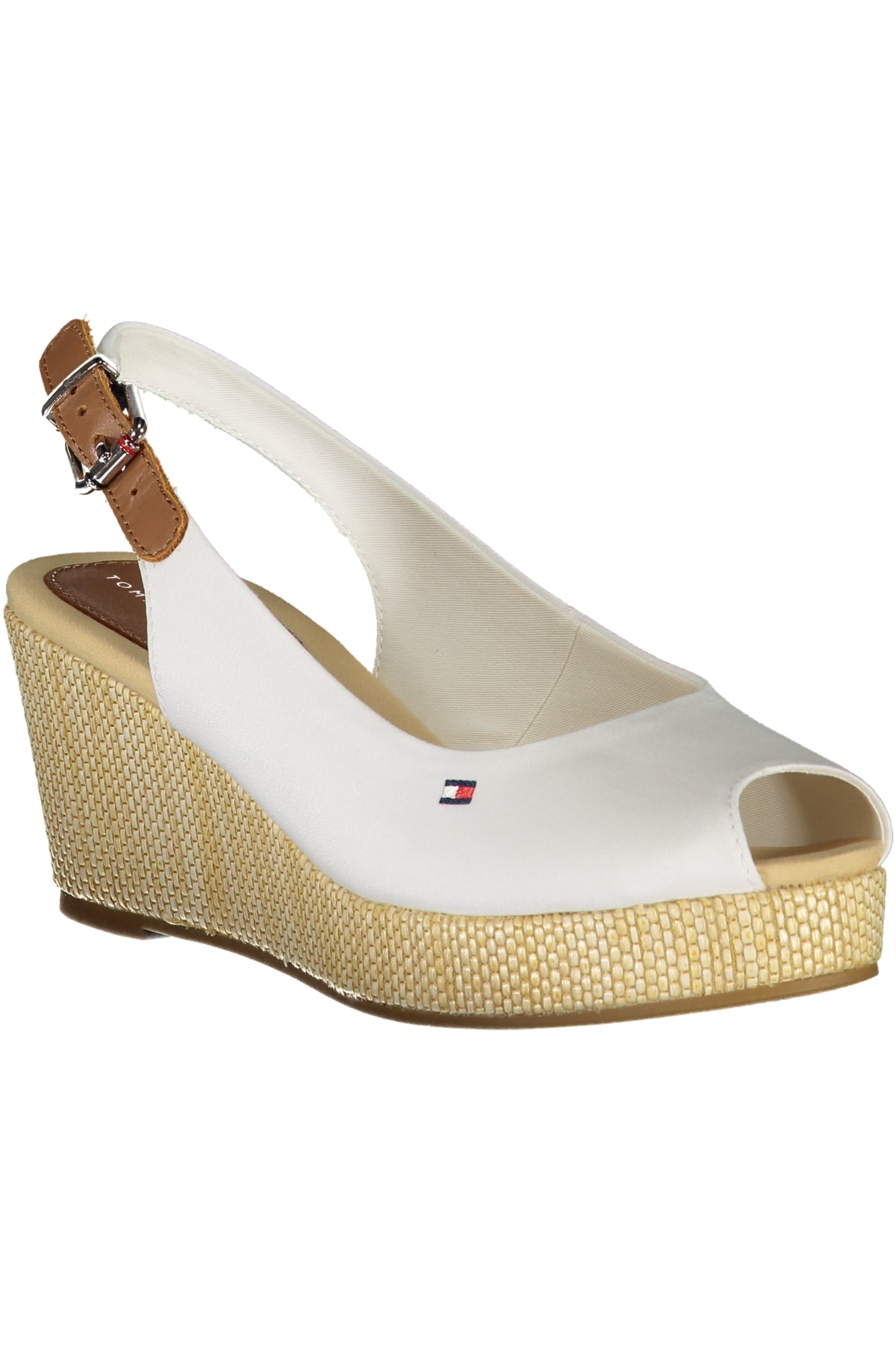 TOMMY HILFIGER WOMENS WHITE SANDAL FOOTWEAR