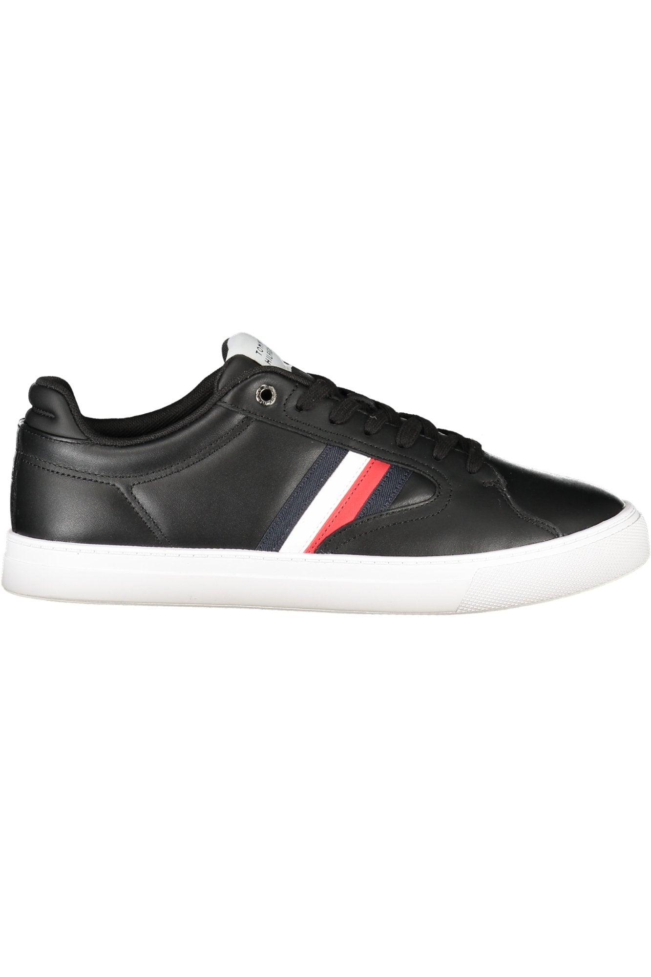 TOMMY HILFIGER MENS BLACK SPORTS SHOES