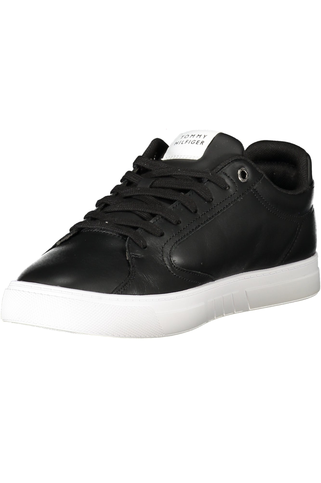 TOMMY HILFIGER MENS BLACK SPORTS SHOES