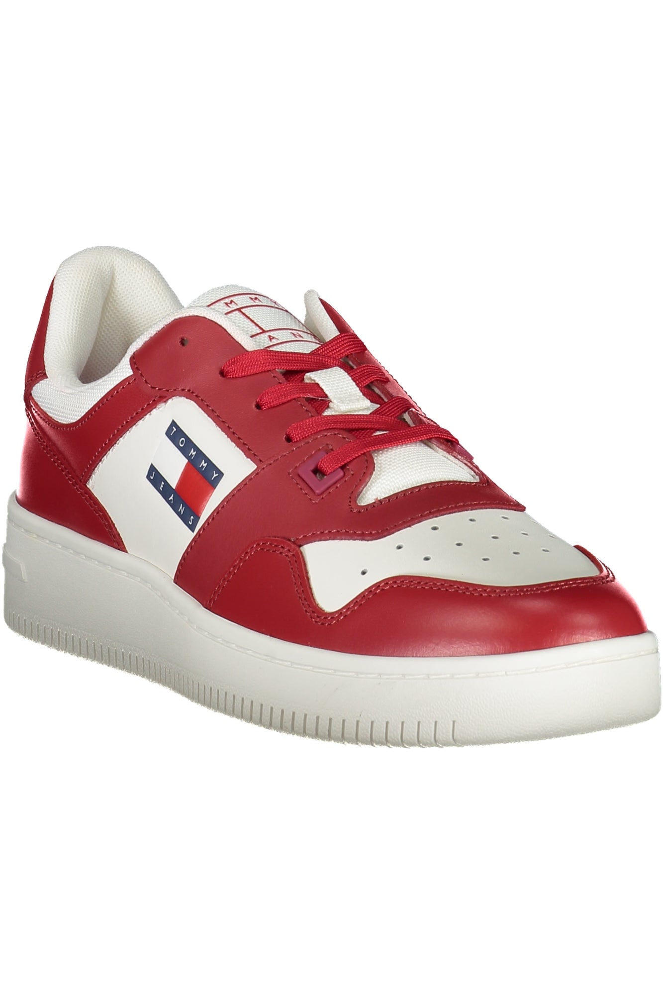 TOMMY HILFIGER MENS RED SPORTS SHOES