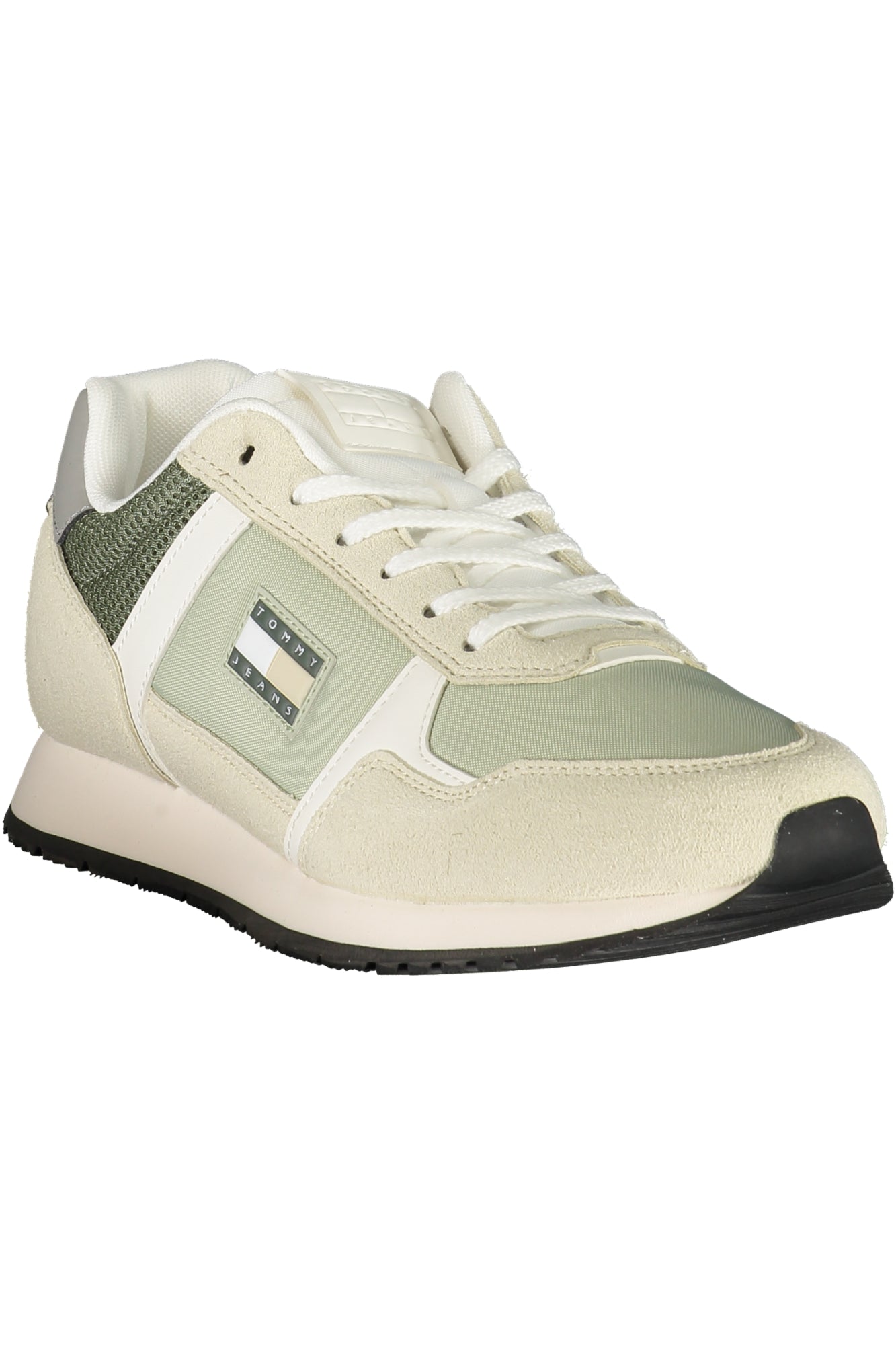 TOMMY HILFIGER MENS GREEN SPORTS SHOES