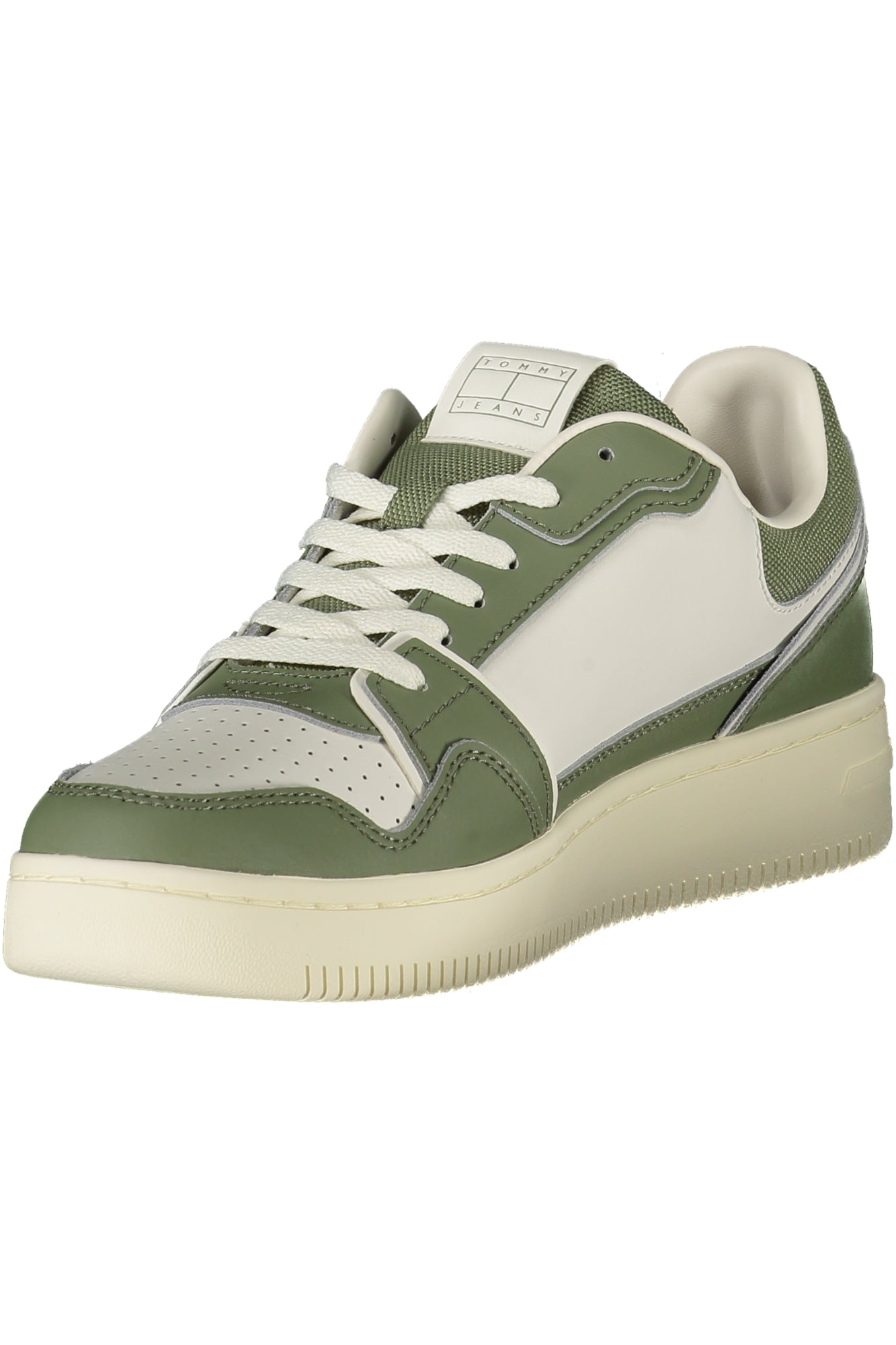 TOMMY HILFIGER MENS GREEN SPORTS SHOES