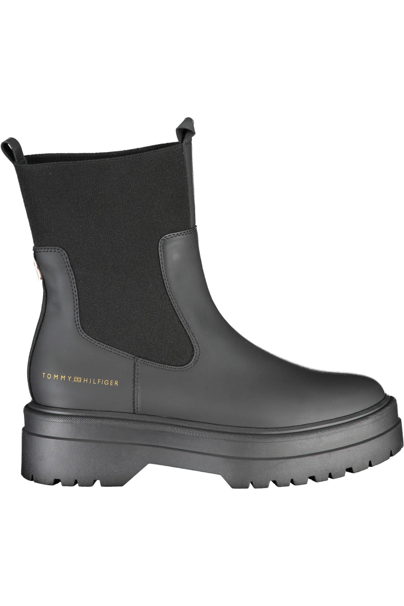 TOMMY HILFIGER BLACK WOMENS FOOTWEAR BOOT
