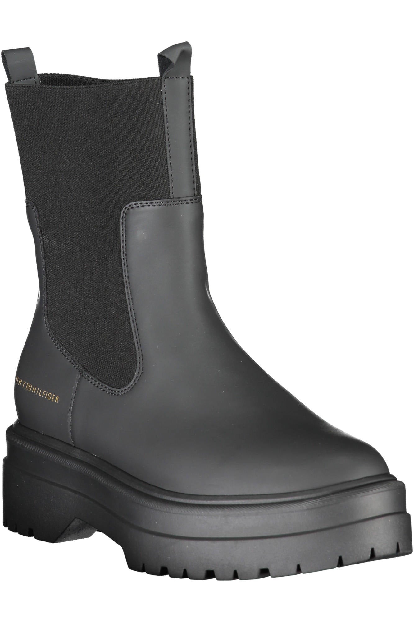 TOMMY HILFIGER BLACK WOMENS FOOTWEAR BOOT