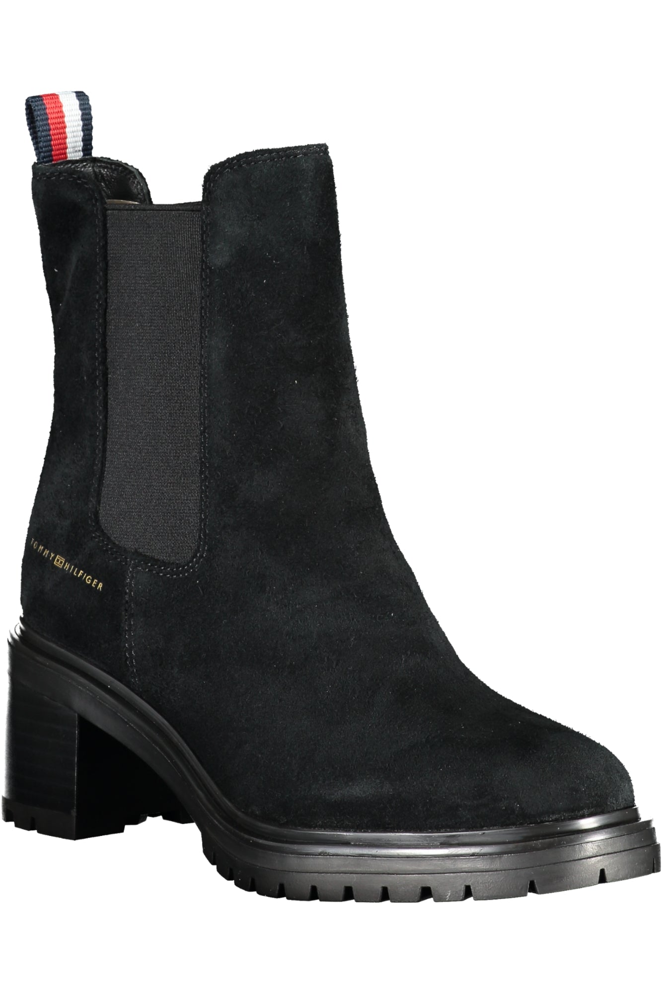 TOMMY HILFIGER BLACK WOMENS FOOTWEAR BOOT