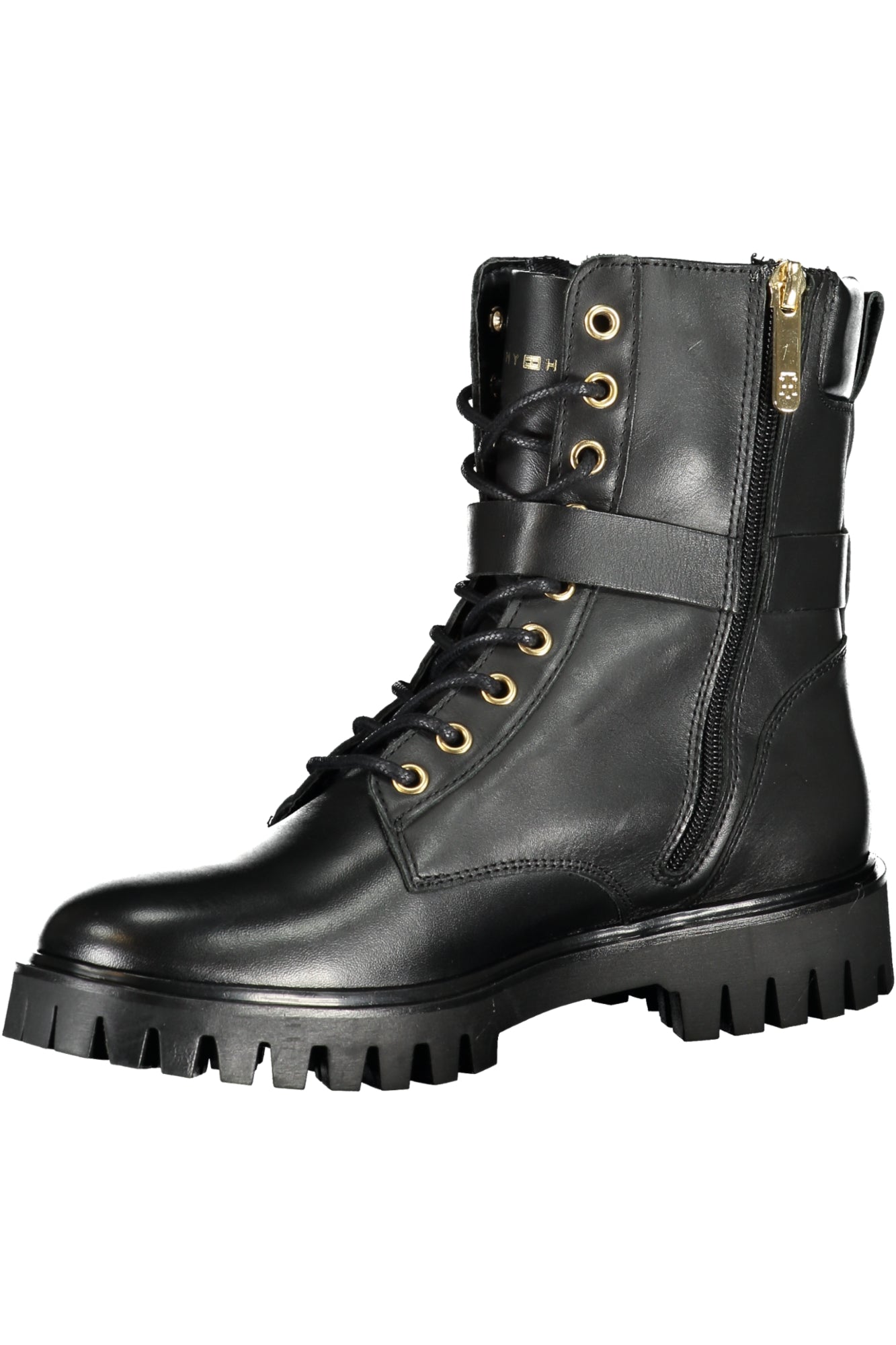 TOMMY HILFIGER BLACK WOMENS FOOTWEAR BOOT