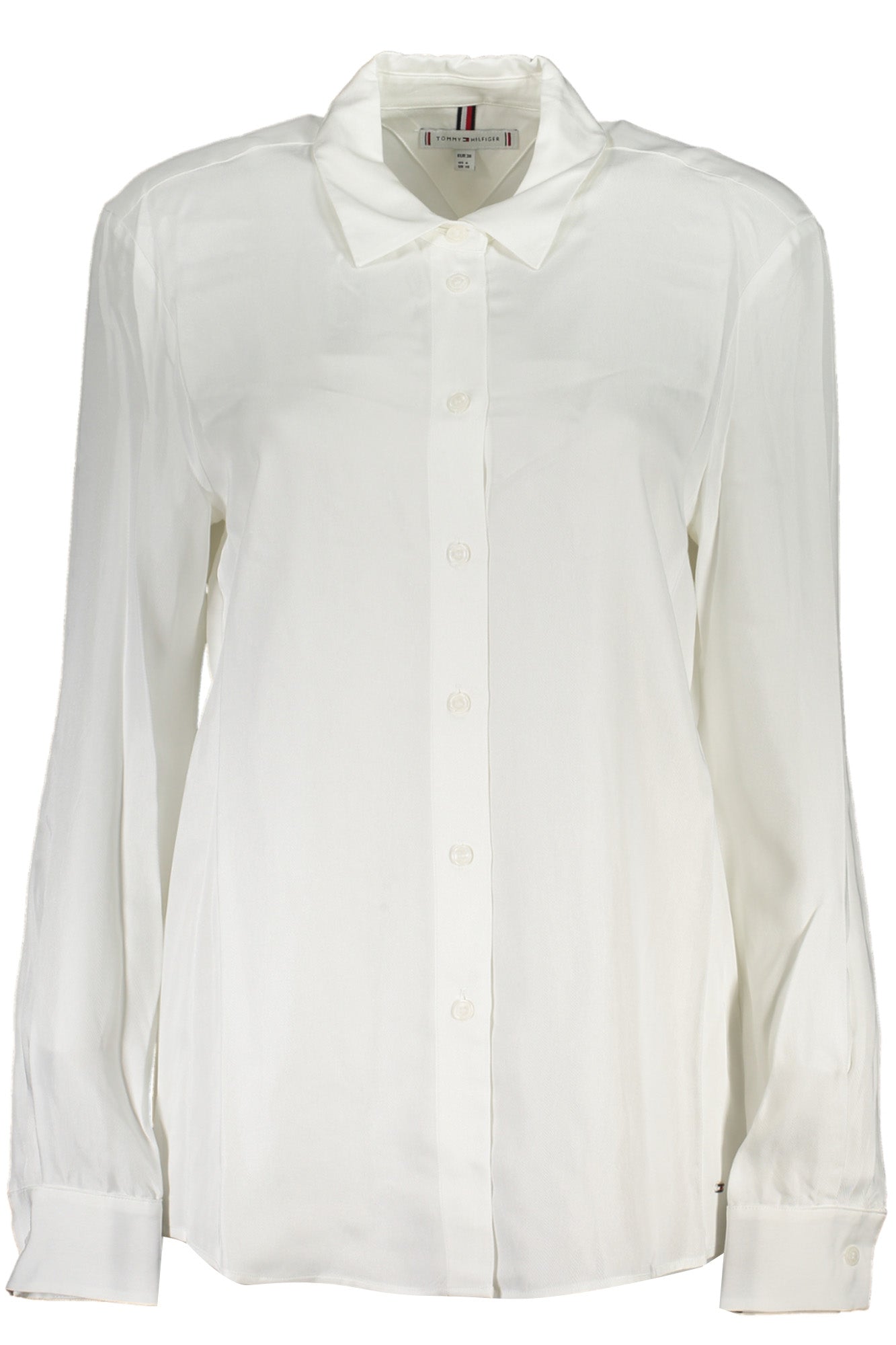 TOMMY HILFIGER WOMENS LONG SLEEVE SHIRT WHITE