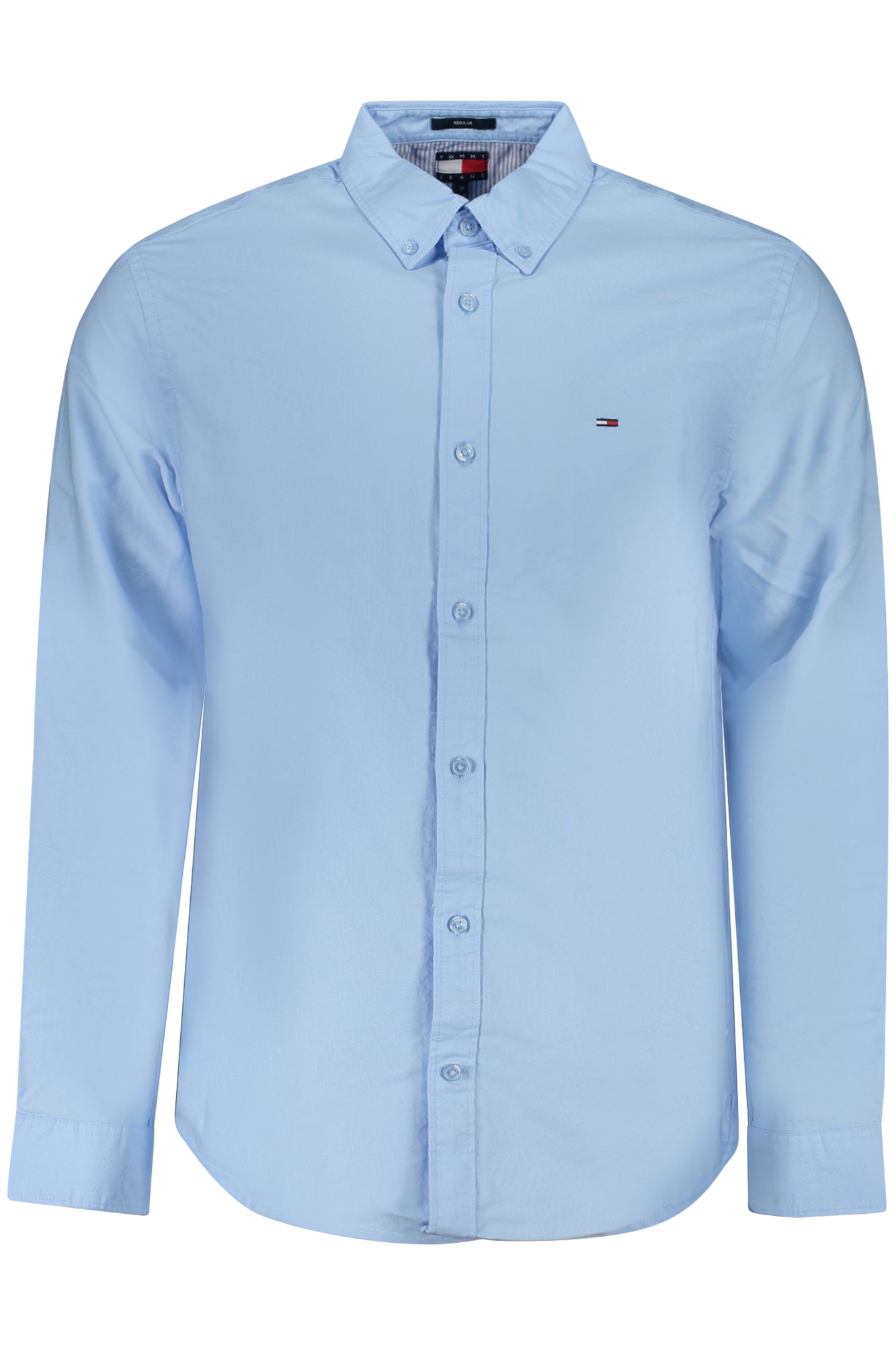 TOMMY HILFIGER MENS LONG-SLEEVED SHIRT, BLUE