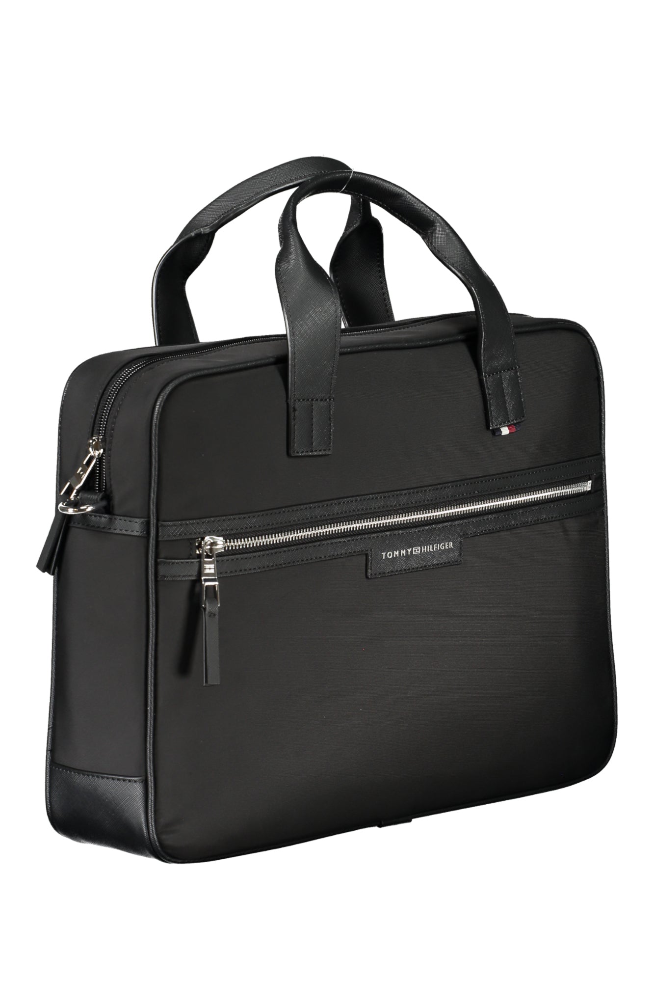 TOMMY HILFIGER BLACK MAN BRIEFCASE