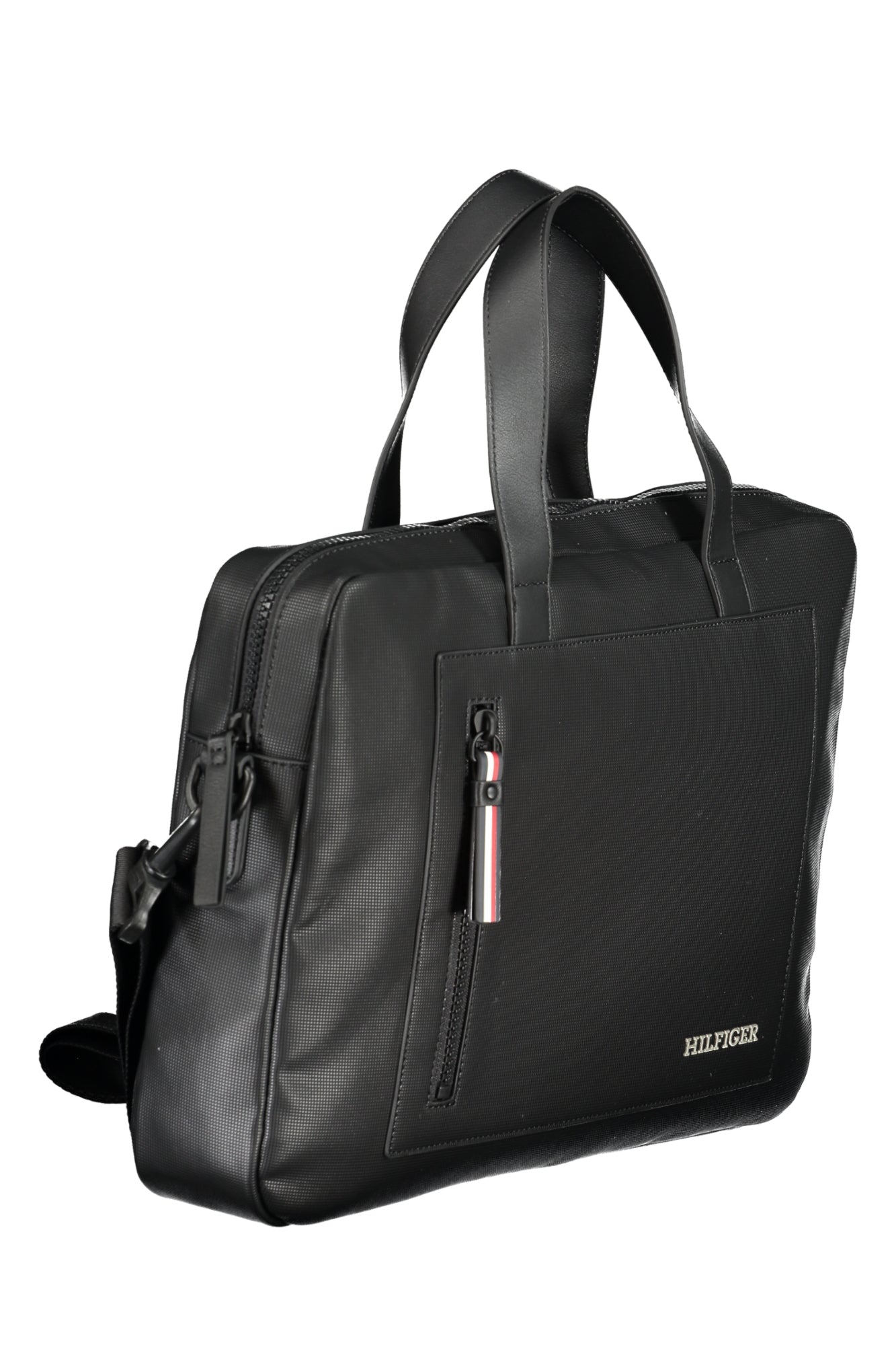 TOMMY HILFIGER BLACK MAN BRIEFCASE